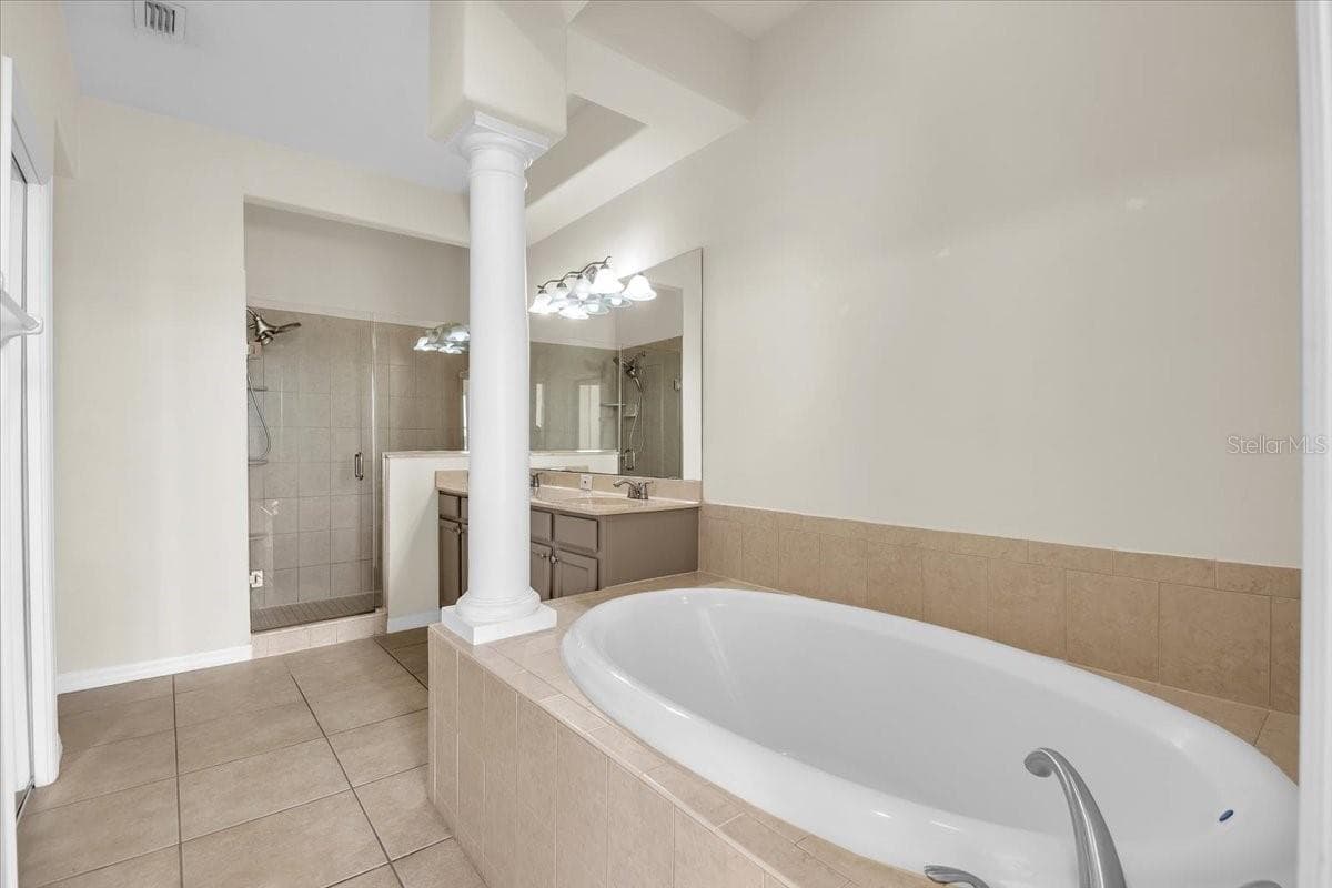 Primary Bathroom - 4336 SPINNAKER COVE LN, TAMPA