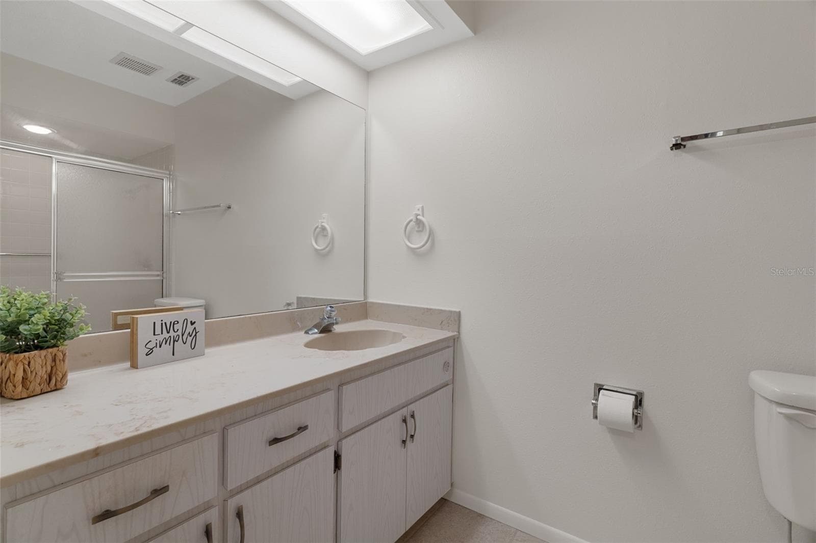 The master bathroom has a Large Vanity - 2102 FORESTER WAY, SPRING HILL