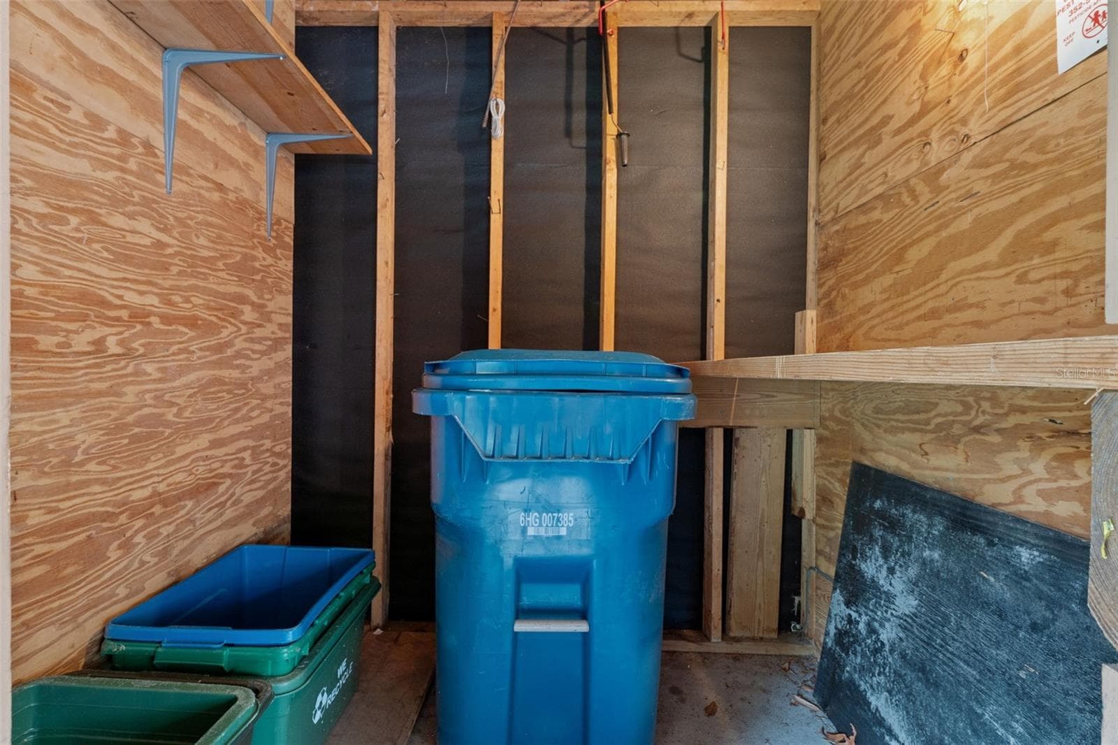 Storage area in the carport - 2102 FORESTER WAY, SPRING HILL