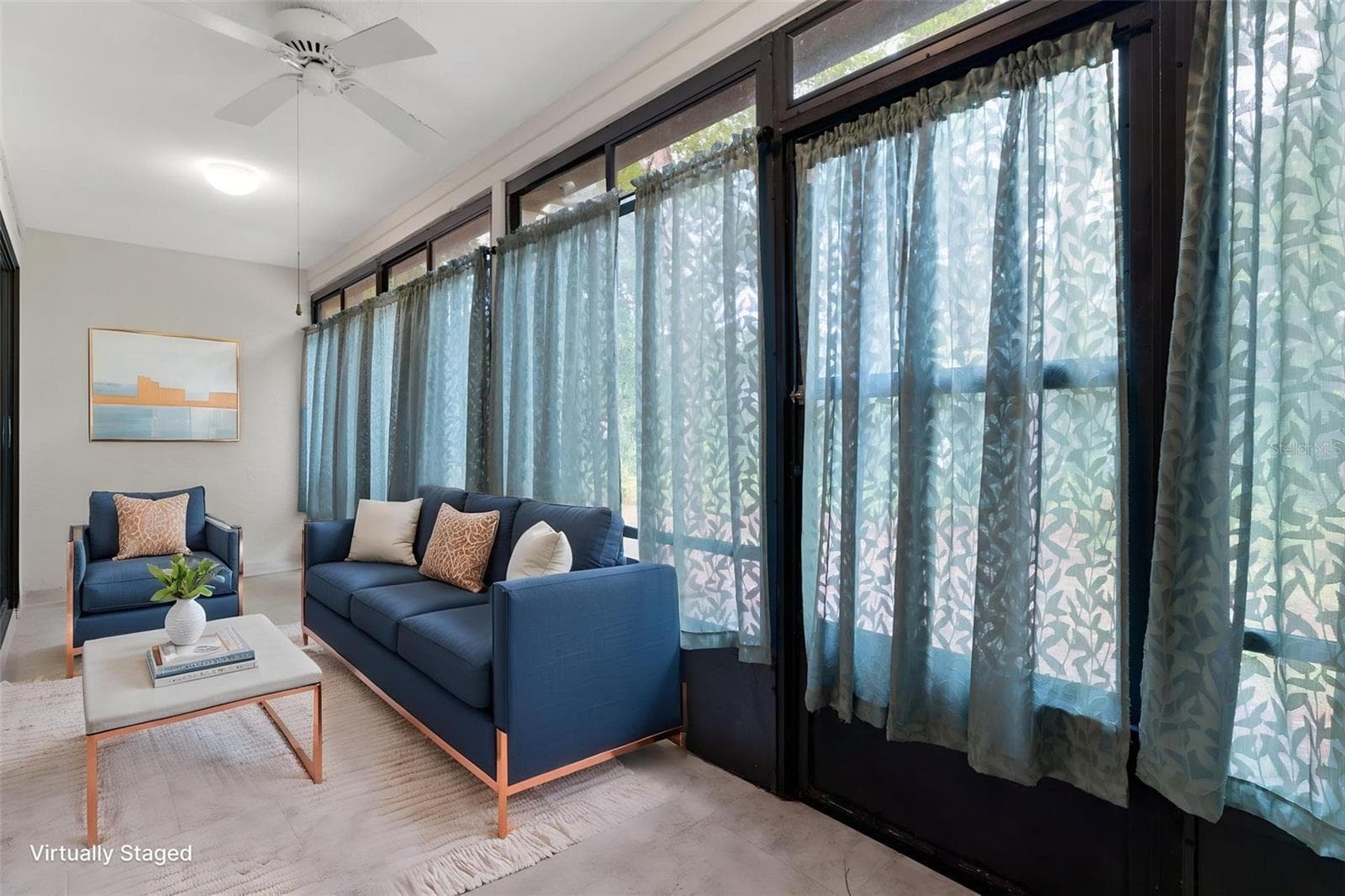 The screened in porch area is very spacious - 2102 FORESTER WAY, SPRING HILL