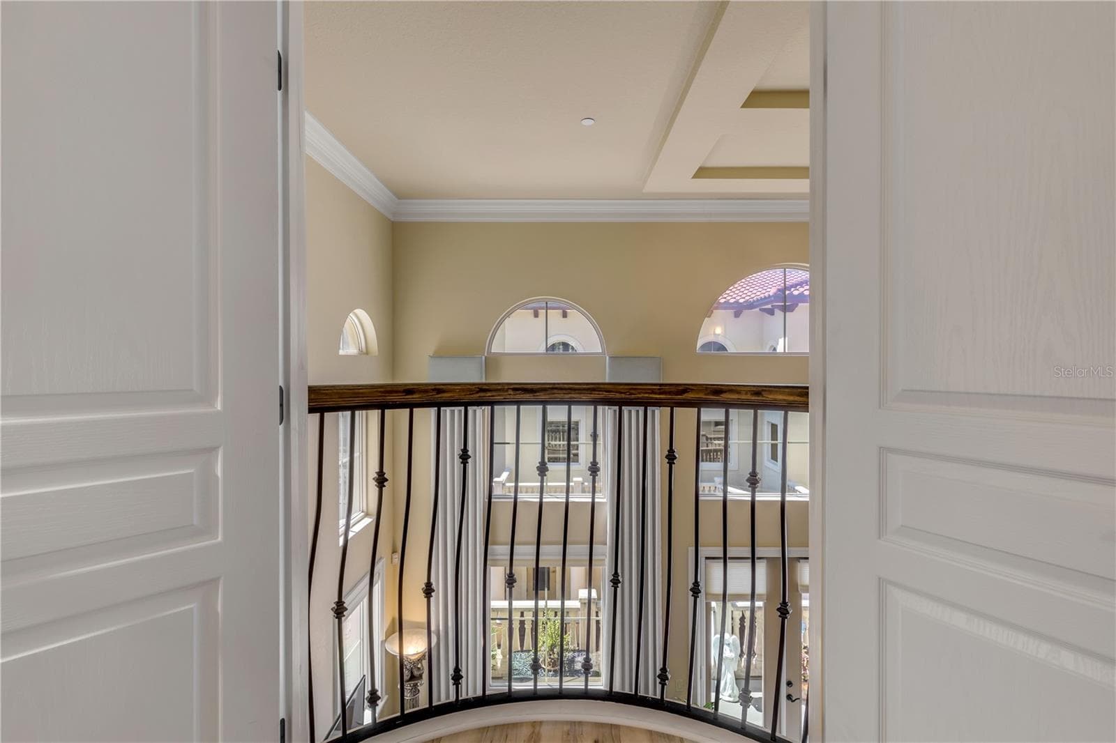 Juliet Balcony with double doors that close for privacy - 5090 RIVERSIDE DR #105, PORT ORANGE