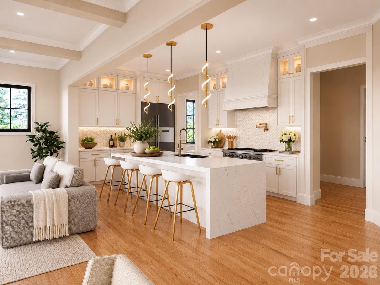 Kitchen leads to an AMAZING scullery - Charlotte