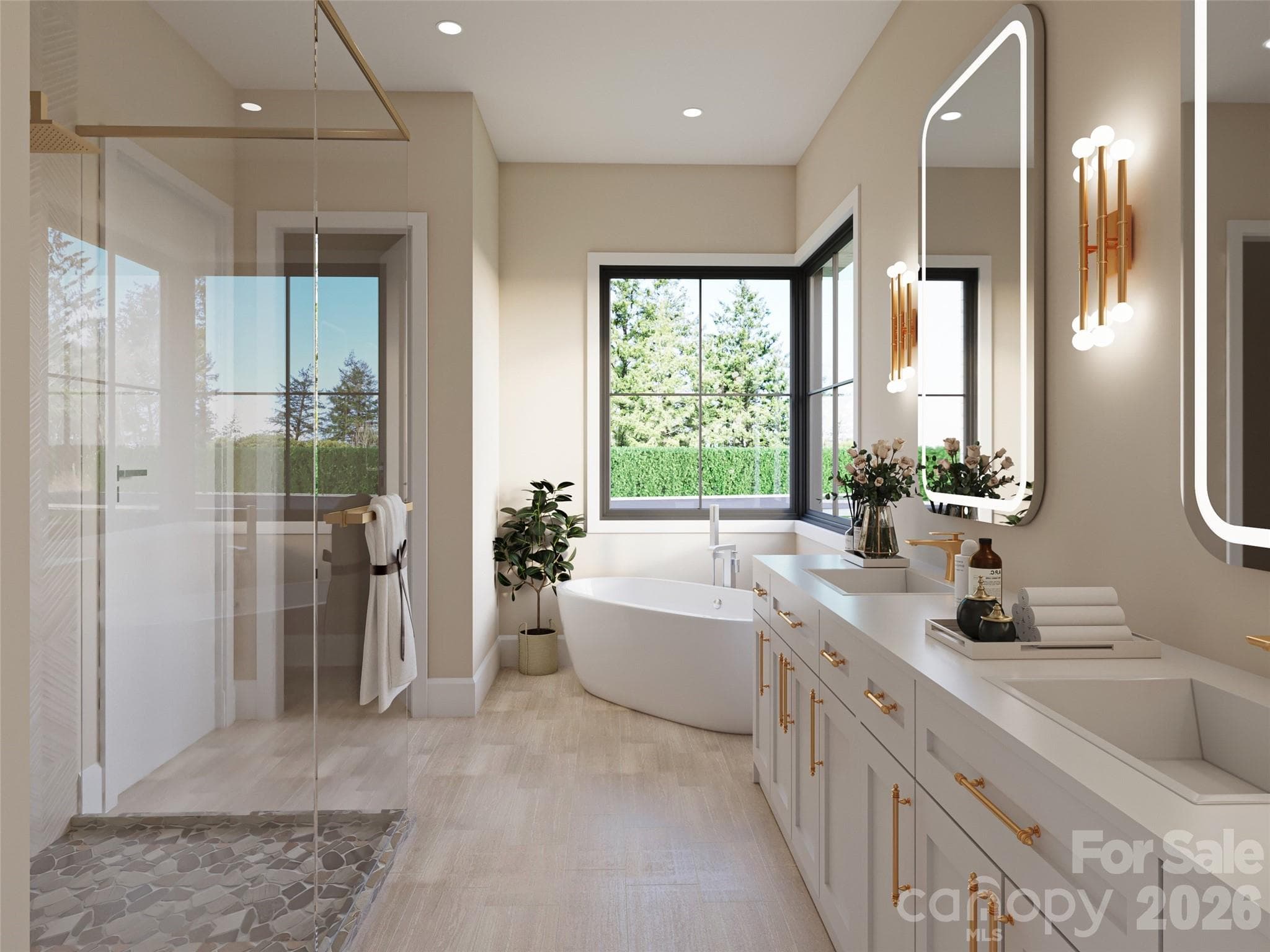 Primary bath - finishes may vary. The ultimate in luxury! - 1226 Royal Prince Court, Charlotte
