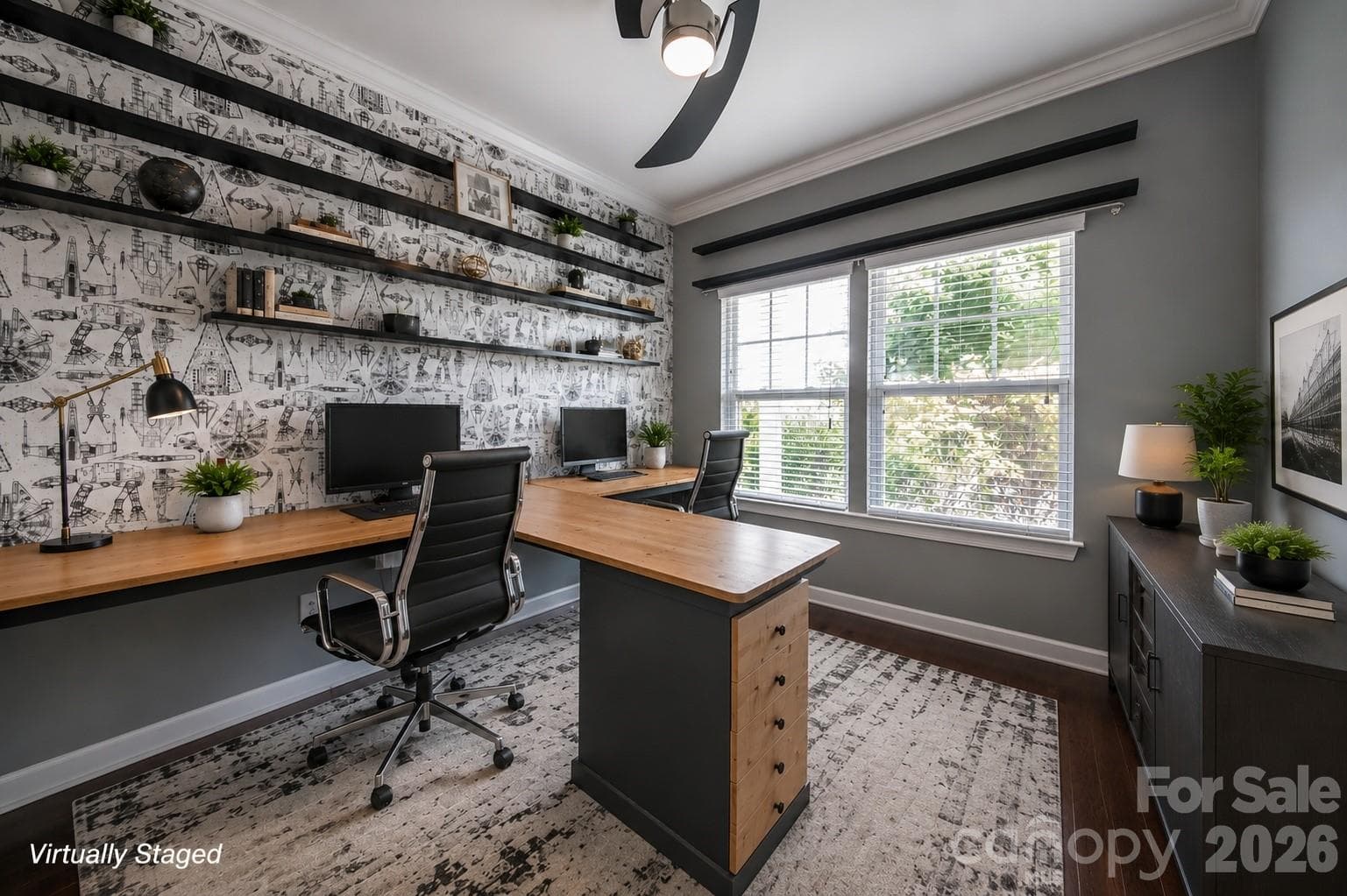 Office Virtually Staged - 2134 Gillette Drive, Clover