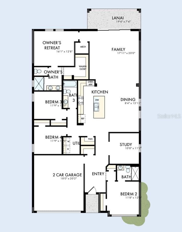 Floor Plan - 5713 COOPERS HAWK CT, ST CLOUD