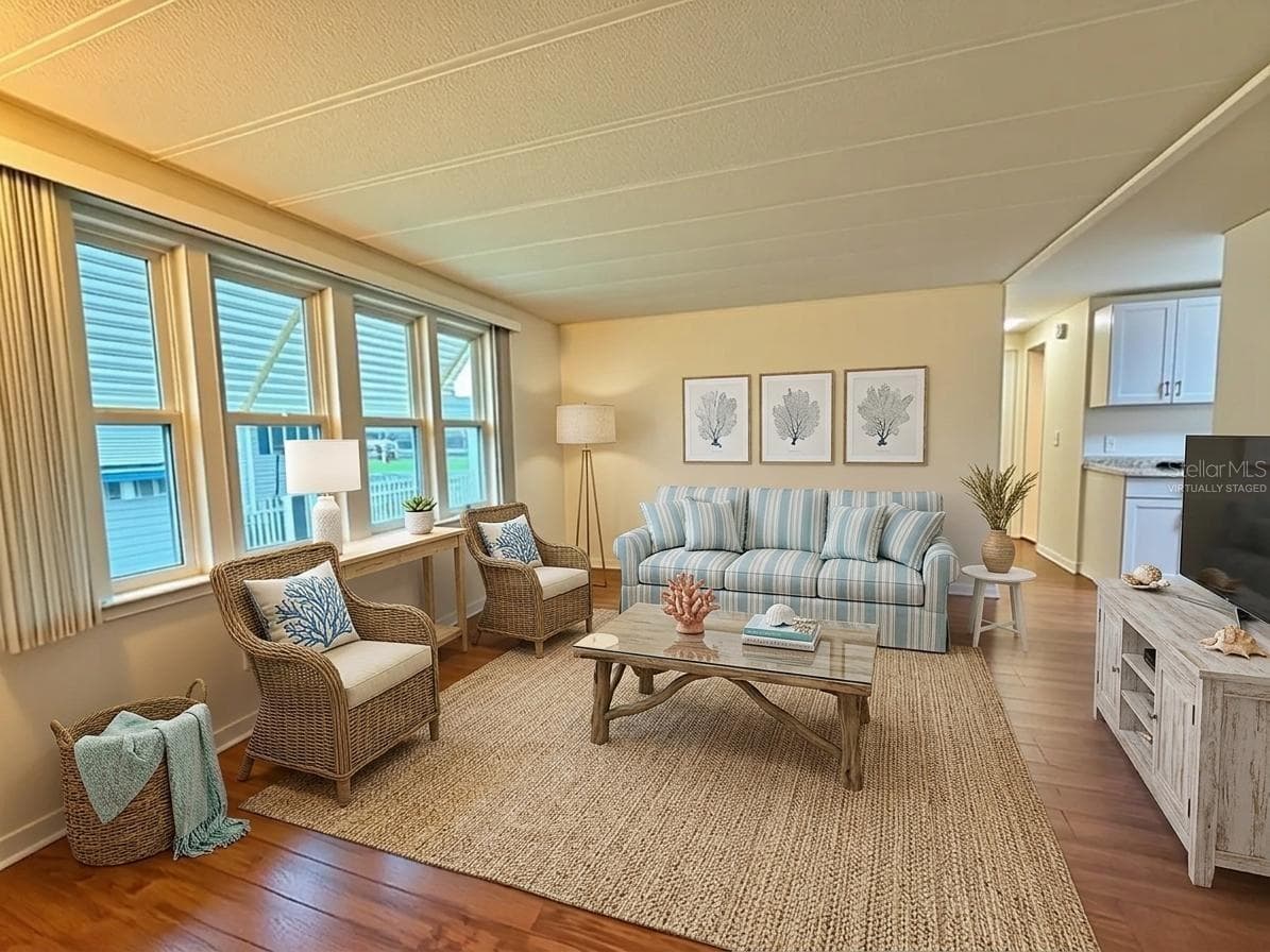 Virtually Staged Living Room - 119 AUDUBON DR, LEESBURG