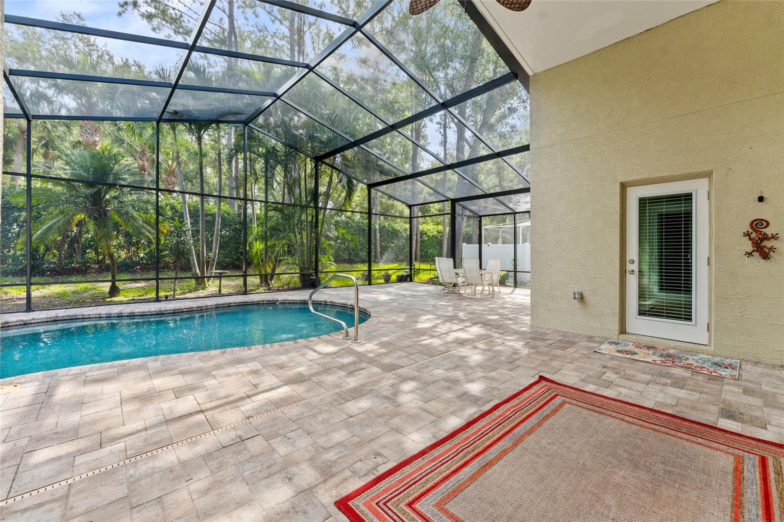 added luxury new cage and pavers - 4287 TREMBLAY WAY, PALM HARBOR