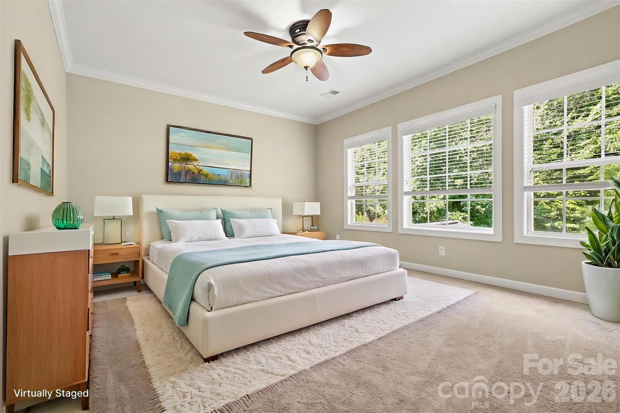 master bedroom - 2400 River Oaks Drive, Waxhaw