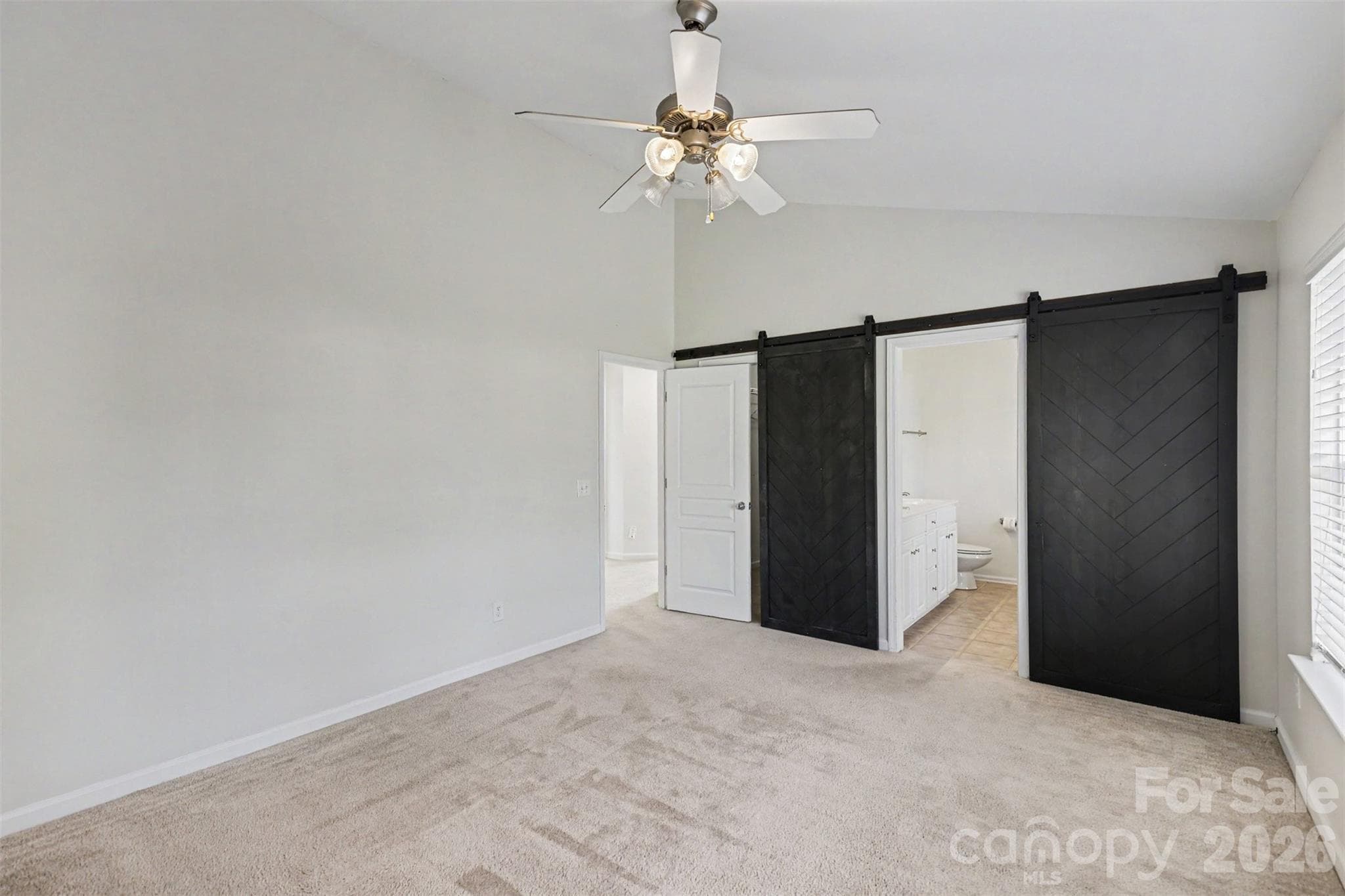 Beautiful sliding barn doors - 712 Tulip Tree Place, Rock Hill