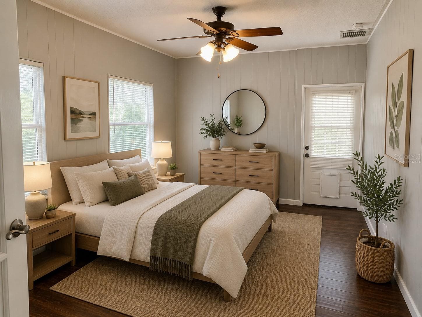 Bedroom 3 virtually staged by ChatGPT - 5050 29TH AVE N, ST PETERSBURG