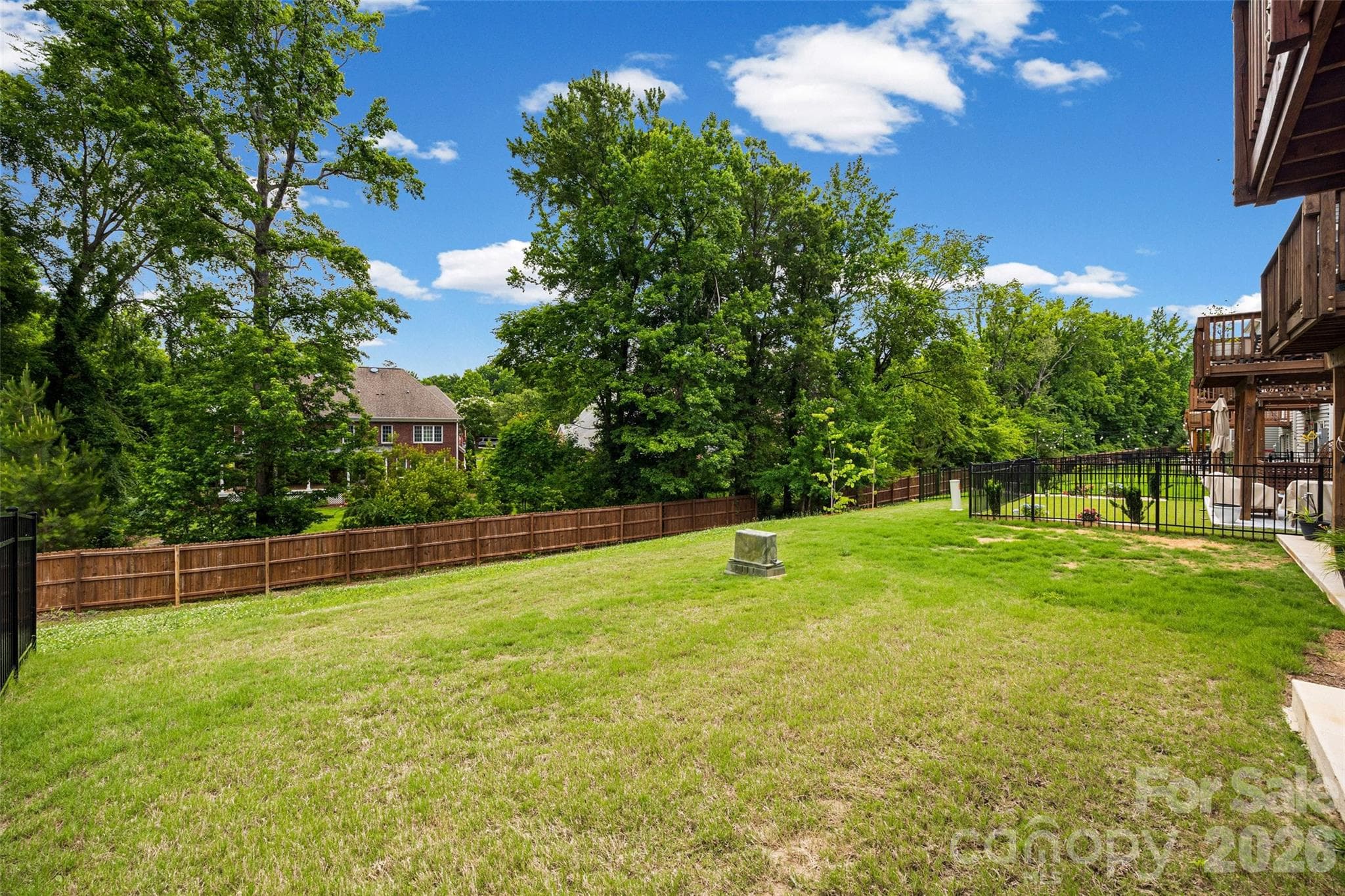peaceful back yard views - 2605 Grantham Place Drive, Fort Mill