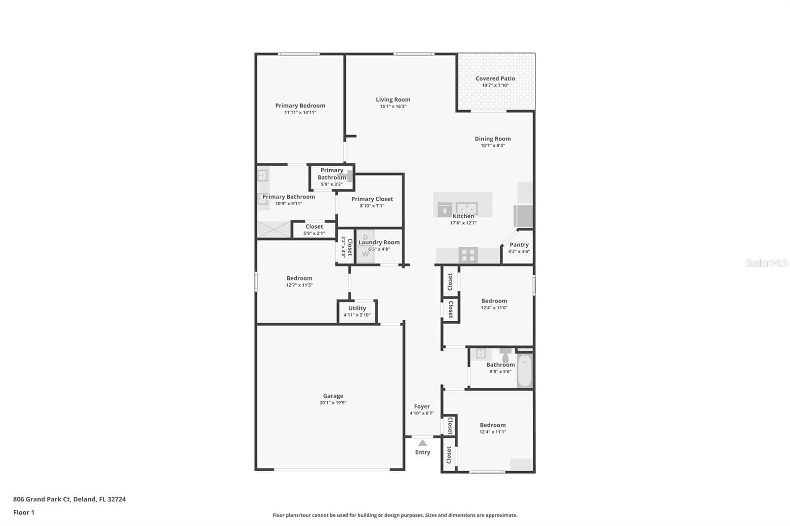 Single Family Residence at 806 GRAND PARK CT, DELAND, photo 28 of 28