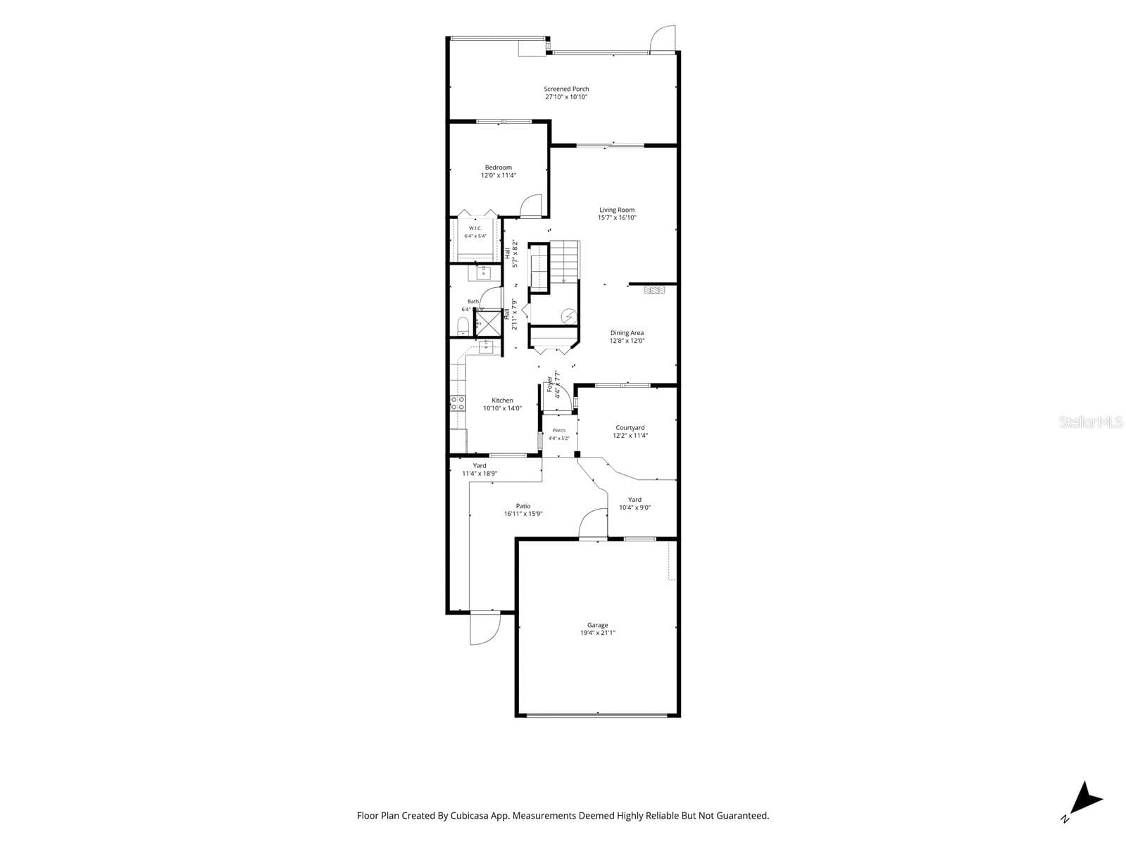 Downstairs floorpan - 17557 FAIRMEADOW DR, TAMPA
