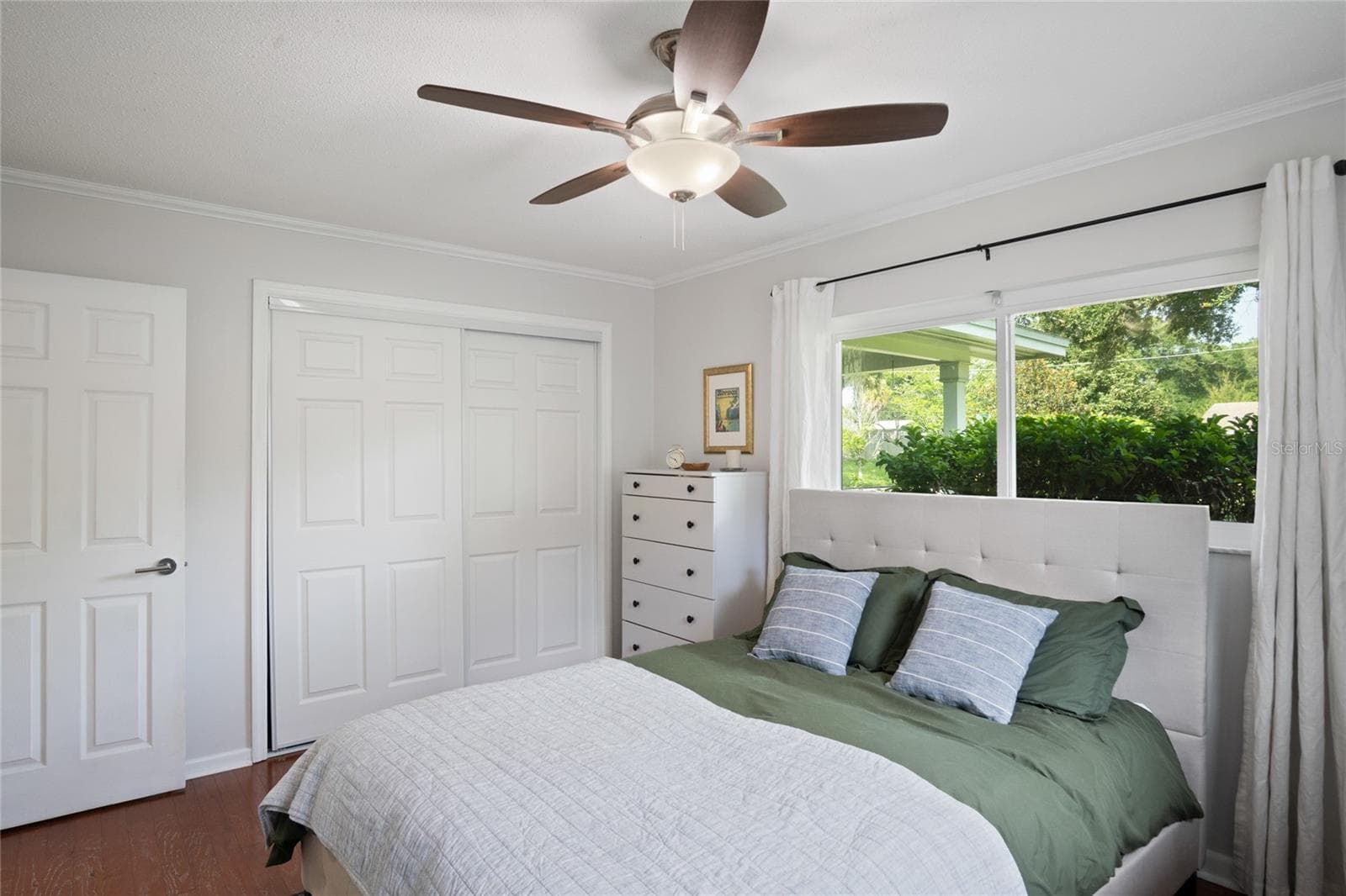 Another view of the primary bedroom with the closet. - 501 MERIDALE AVE, ORLANDO