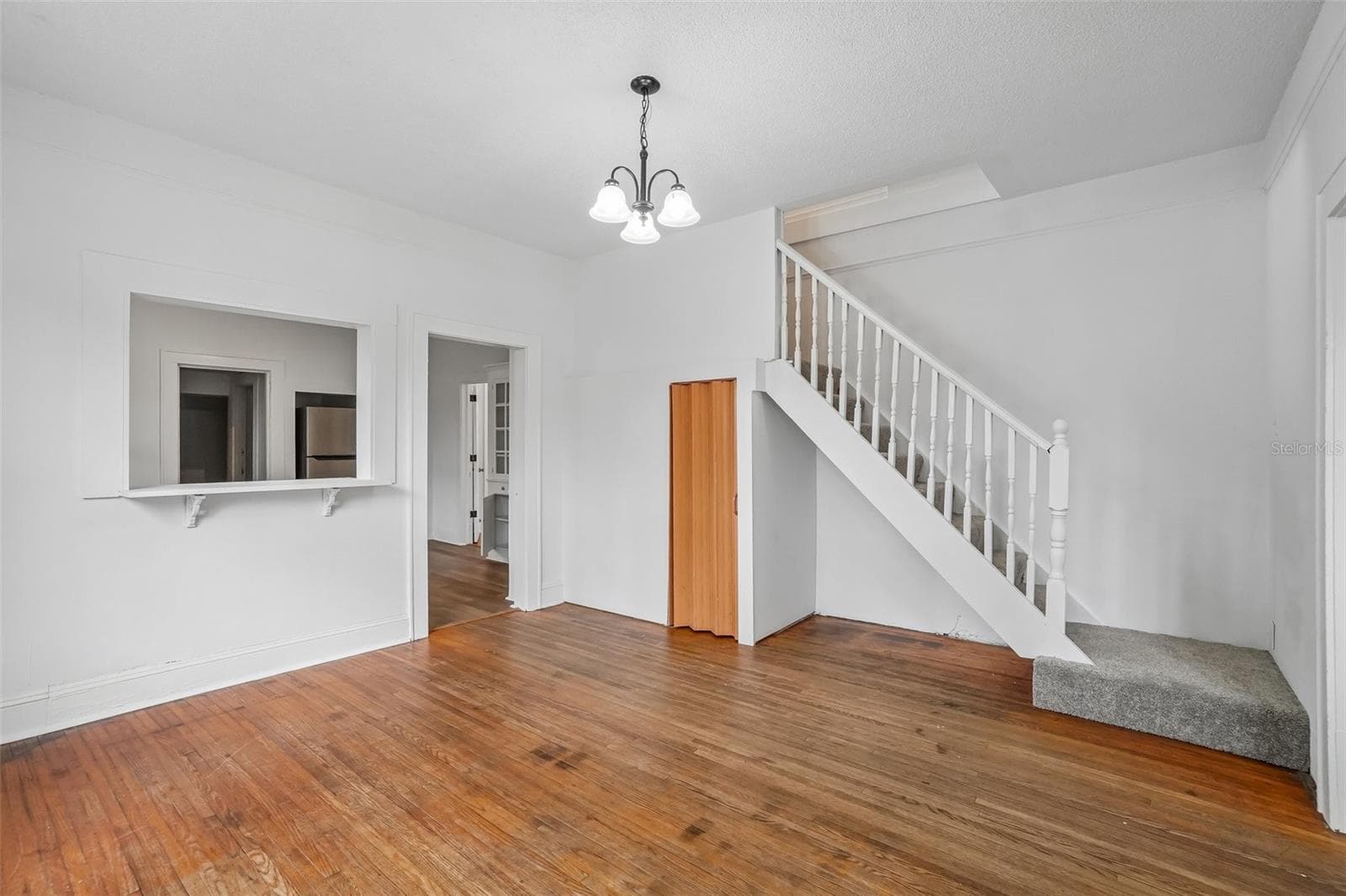 Dining Room - View of Stairs - 1533 E ELM RD, LAKELAND