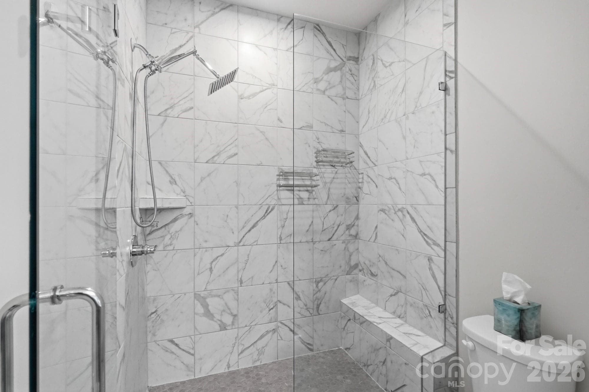 Primary shower - 4118 Polluck Way, Charlotte