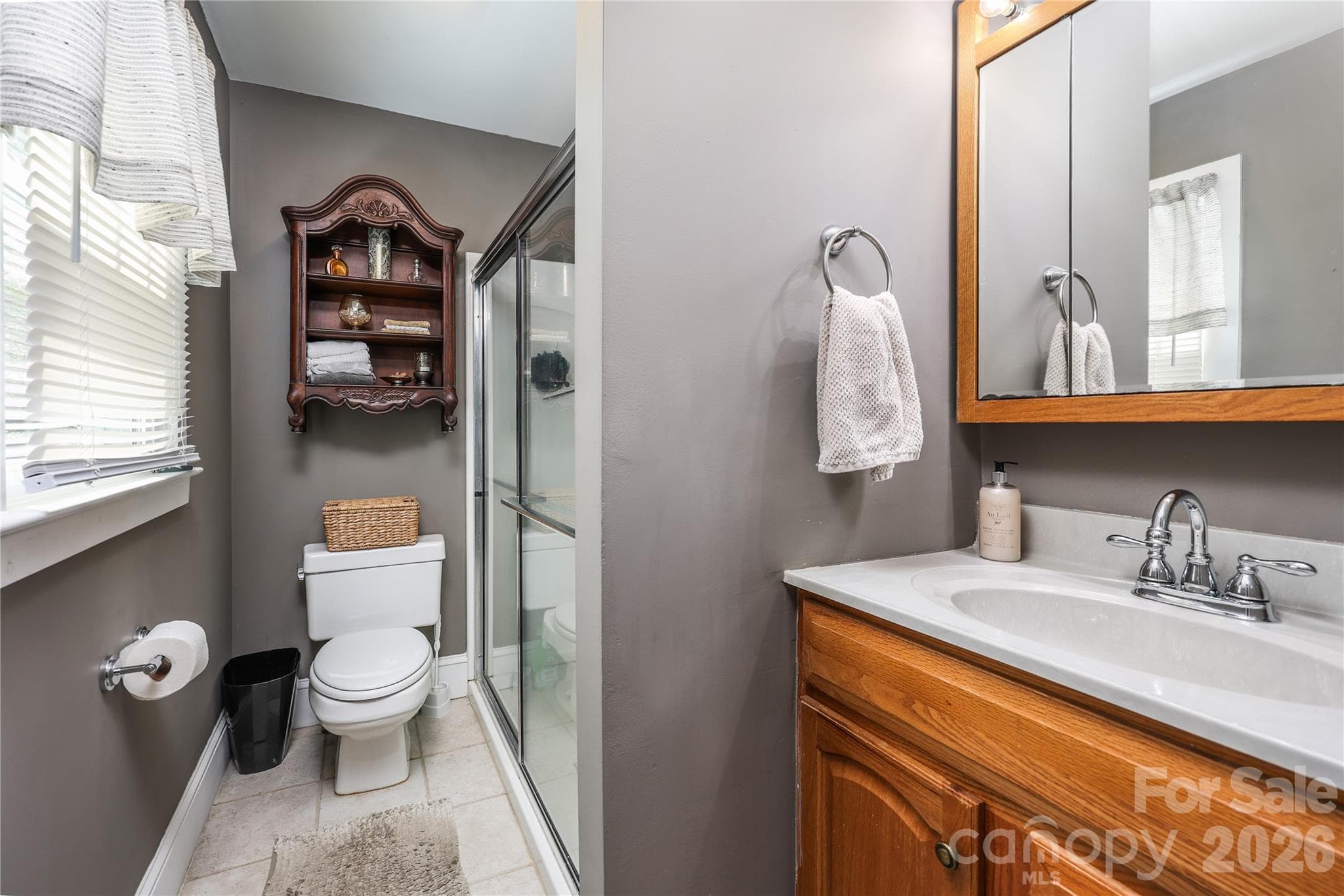 Bathroom with walk in shower - 271 N Main Street, Denton