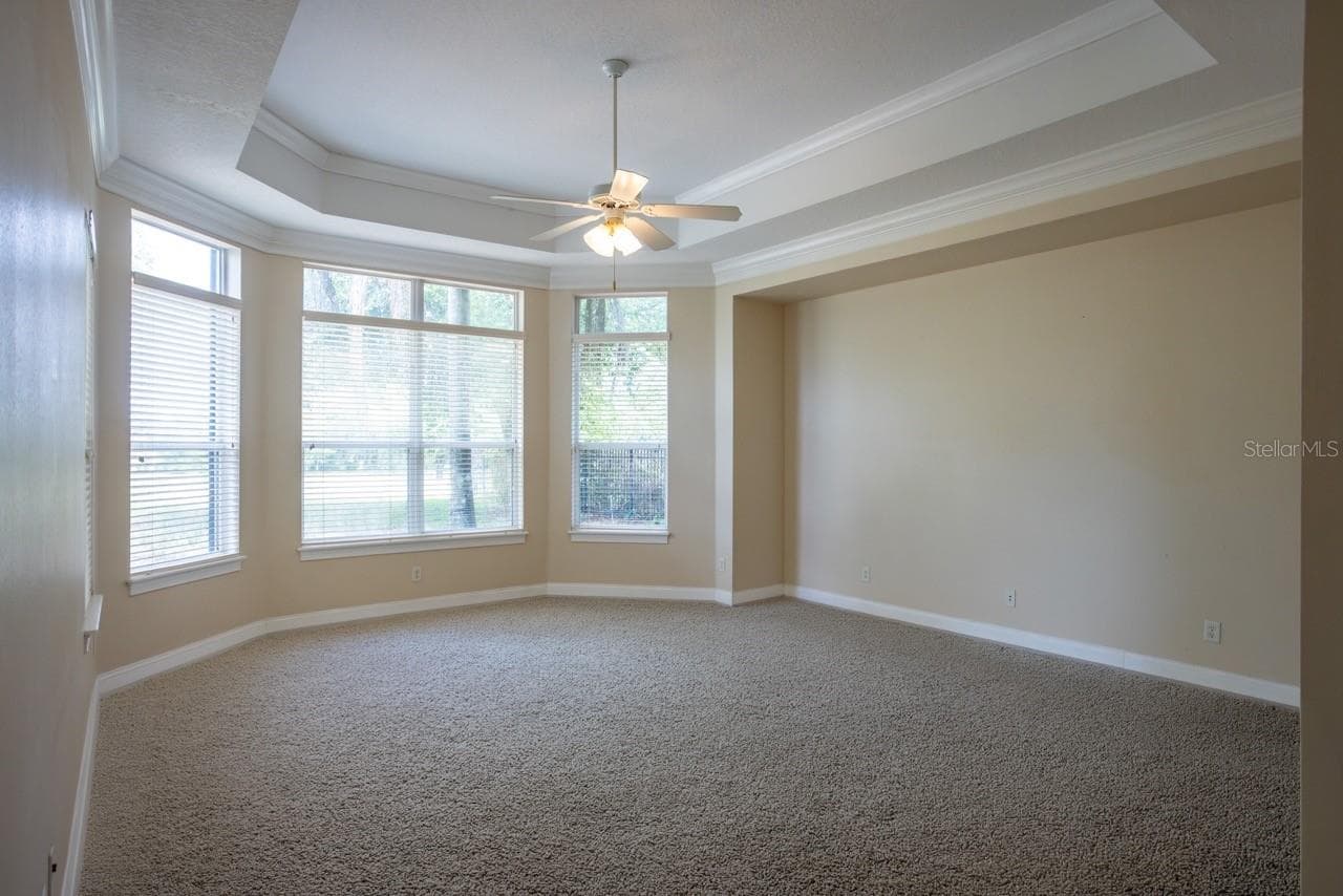 Virtually Enhanced Flooring Primary Bedroom - 25609 HAWKS RUN LN, SORRENTO