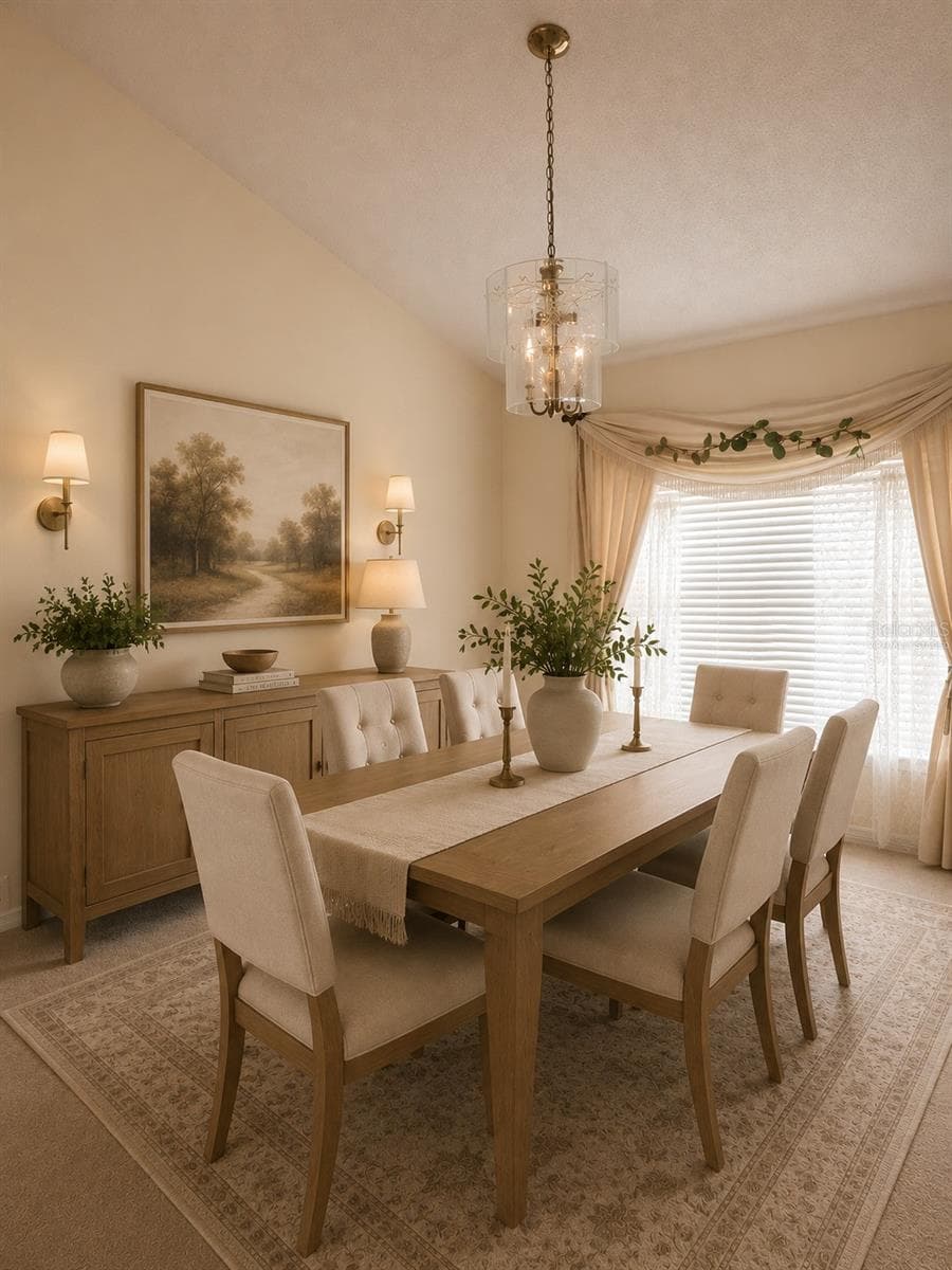 Virtually staged - Formal Dining - 7935 OAKSTONE CT, ORLANDO
