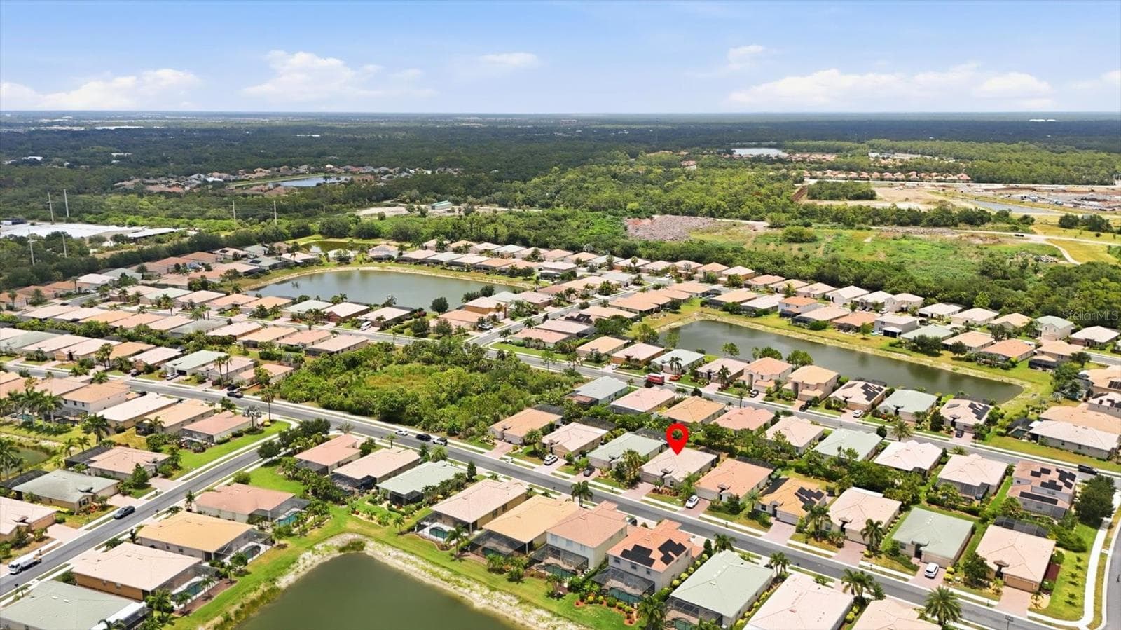 Aerial - 11702 ANHINGA AVE, VENICE