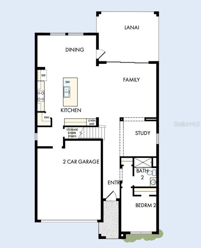 Floor Plan First Floor - 5831 NATIVE OAK ST, MOUNT DORA