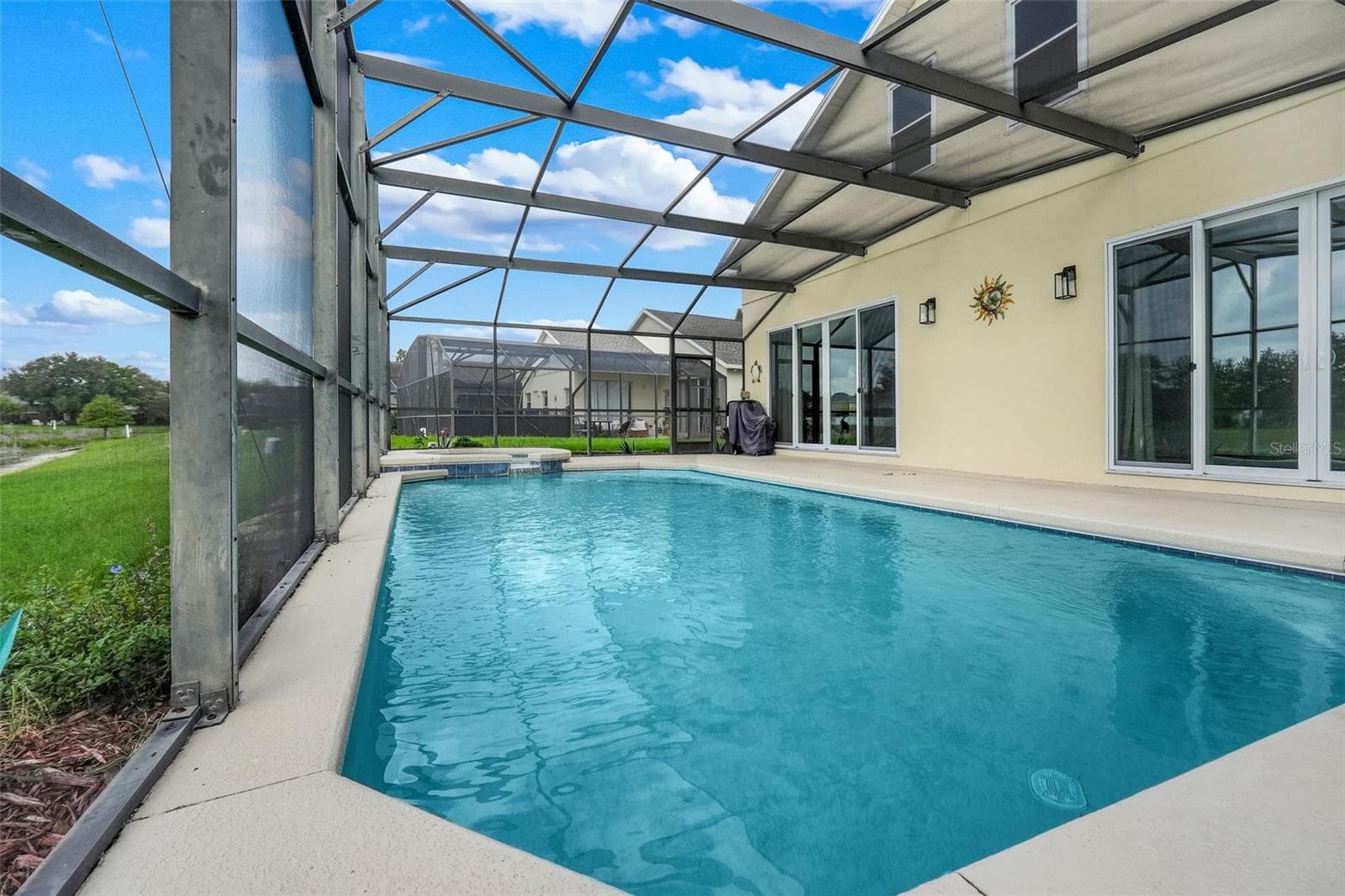 Screened in pool/spa - 16740 GLENBROOK BLVD, CLERMONT