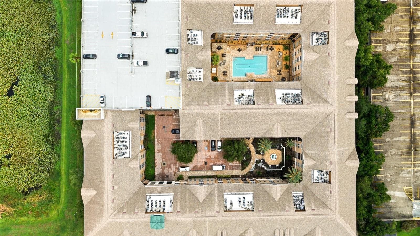Aerial view of the community - 4221 W SPRUCE ST #1419, TAMPA