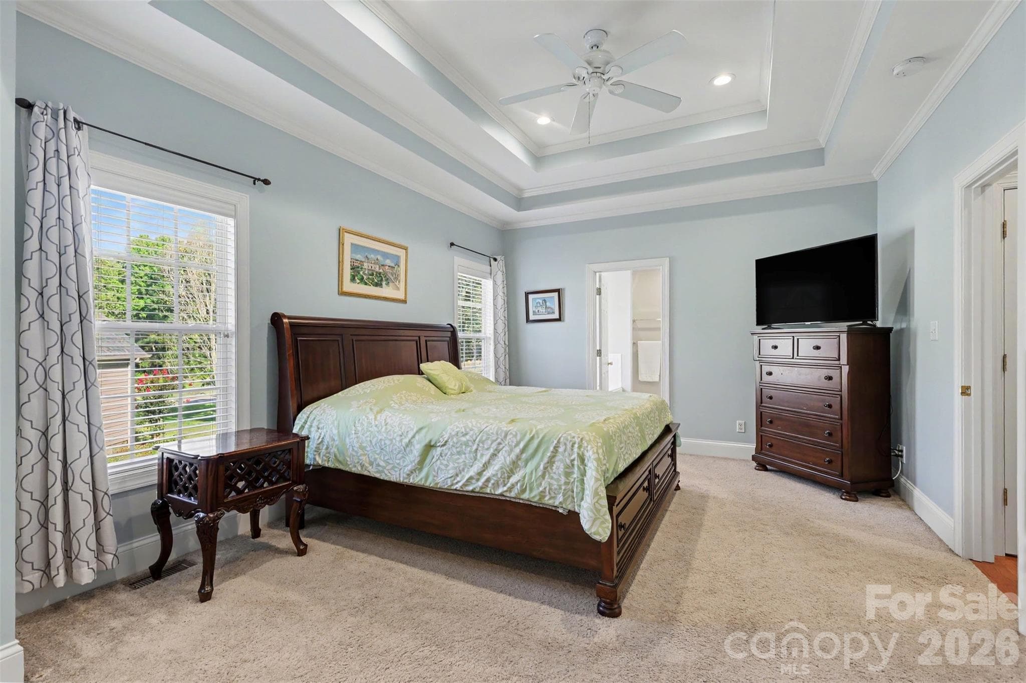 Primary bedroom on main - 4206 Flint Drive, Lancaster