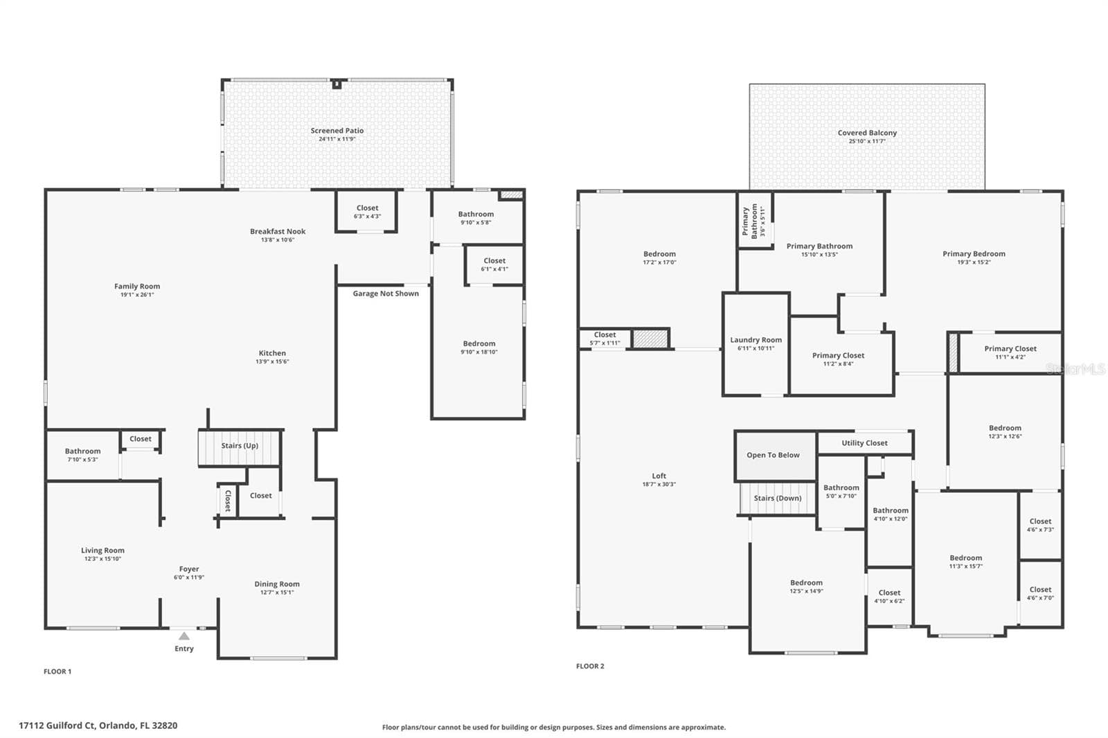 Floor Plan - 17112 GUILFORD CT, ORLANDO