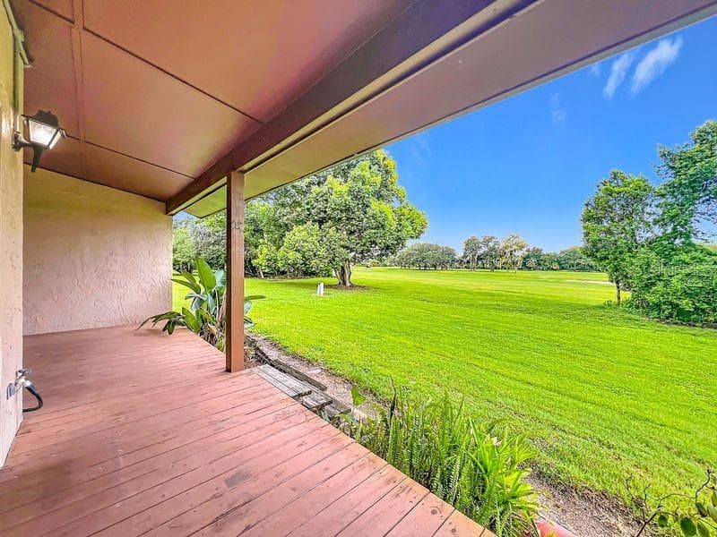 Looking Left from Living Room Slider - 340 GOLFSIDE CV #340, LONGWOOD