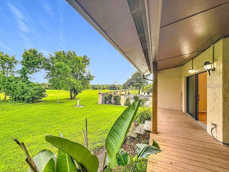 Looking Right from Primary Bdrm. Slider - 340 GOLFSIDE CV #340, LONGWOOD