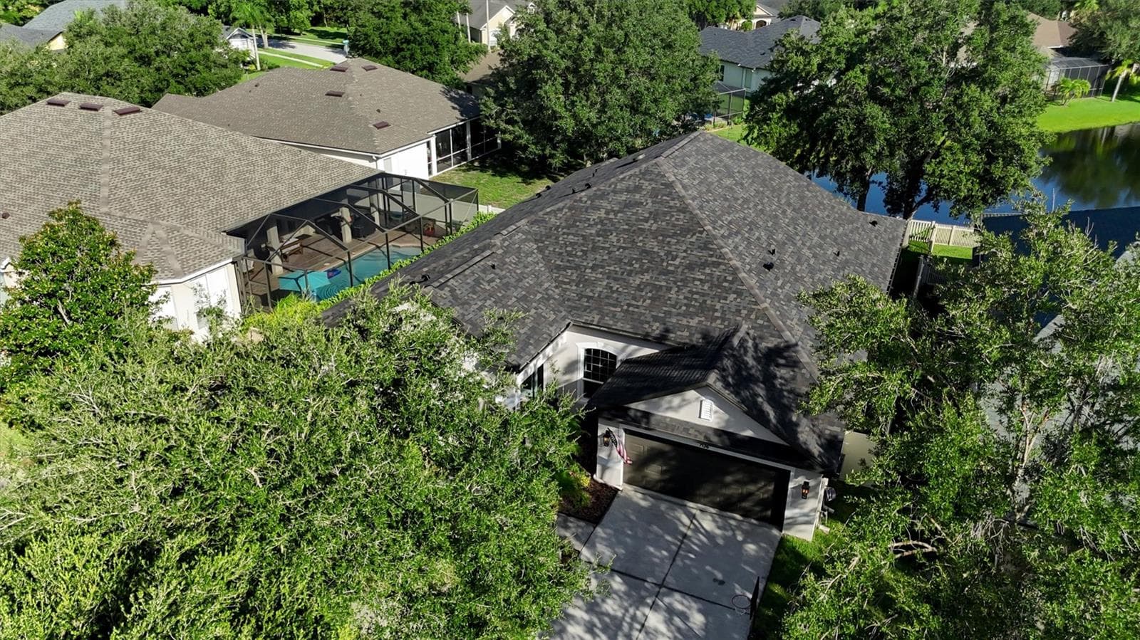 Aerial View - 7136 DERWENT GLEN CIR, LAND O LAKES