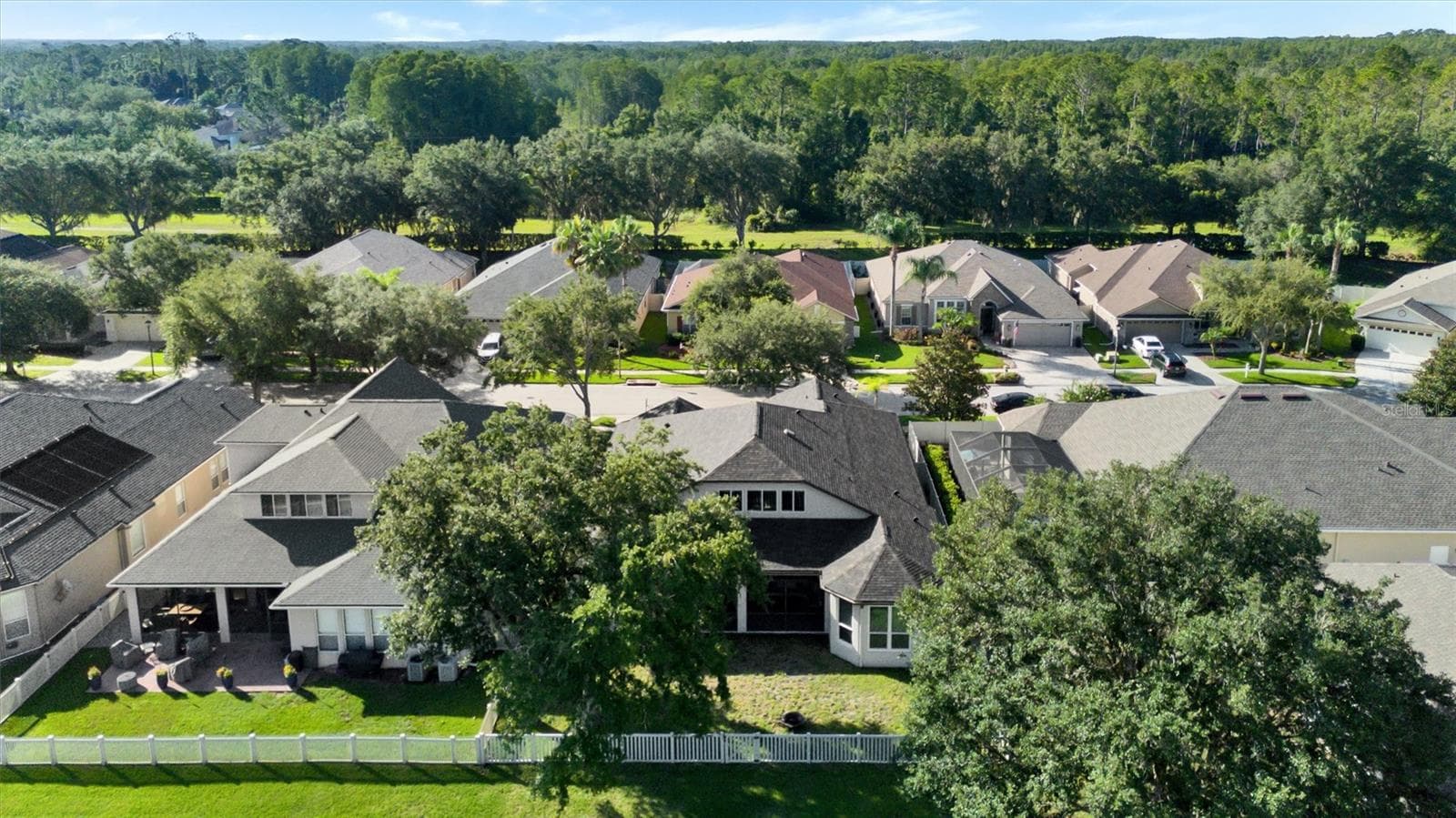Aerial View - 7136 DERWENT GLEN CIR, LAND O LAKES