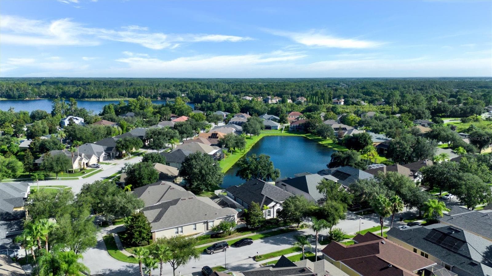Aerial View - 7136 DERWENT GLEN CIR, LAND O LAKES