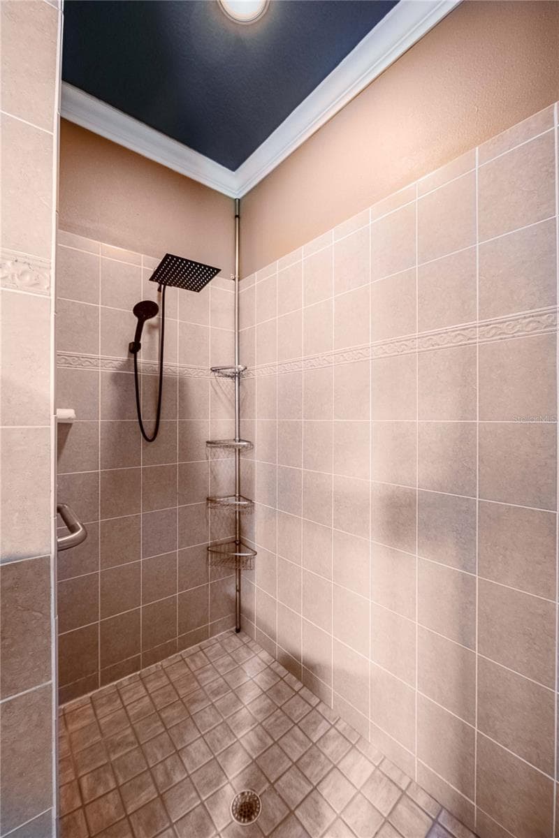 Large Primary bathroom walk-in shower - 4280 TURNER RD, MULBERRY