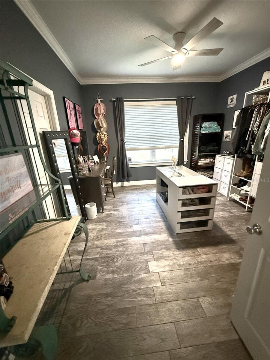2nd bedroom being used as a dressing room and large closet - 4280 TURNER RD, MULBERRY