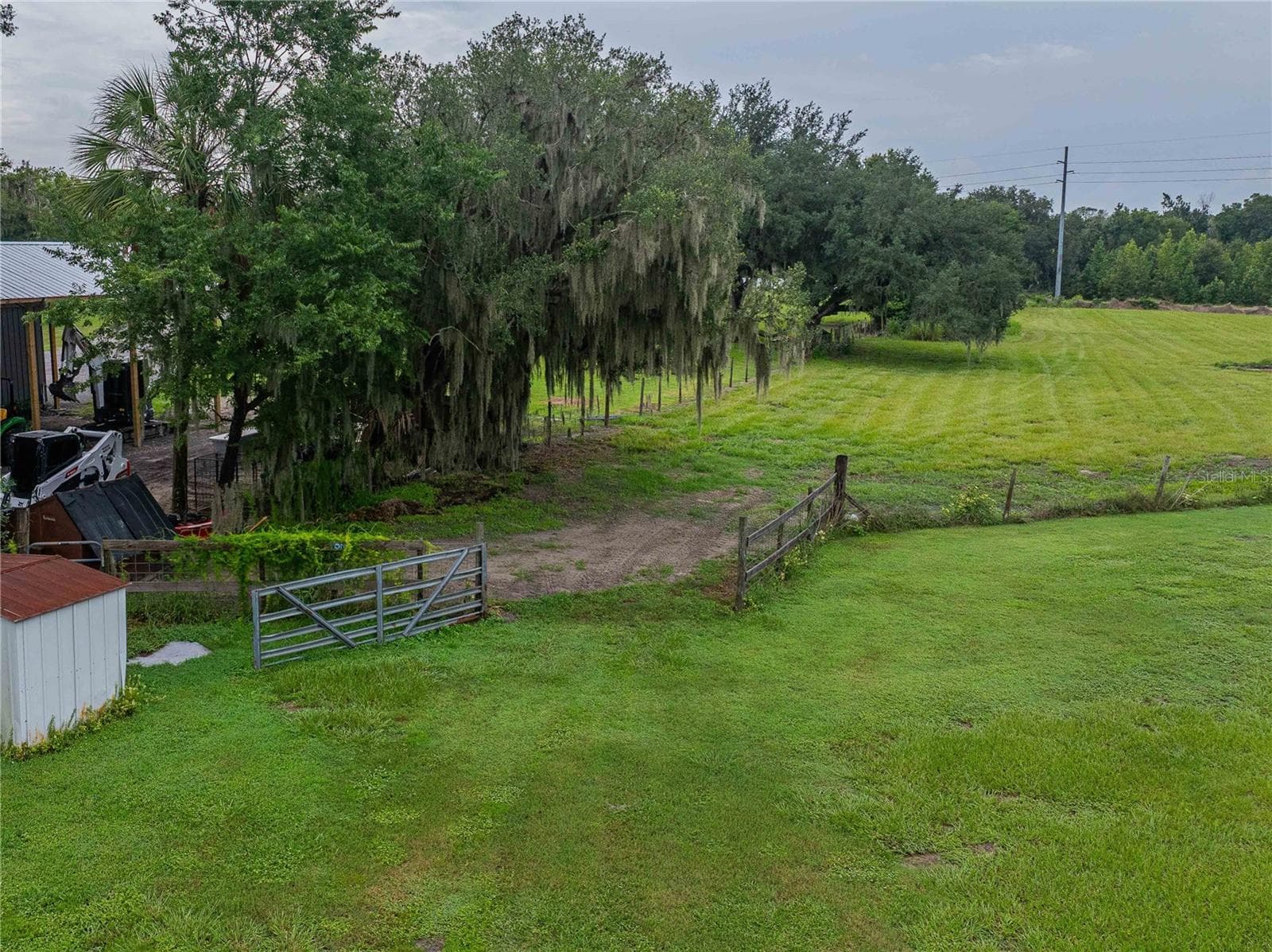 Gated entrance to the back corners of the land - 4280 TURNER RD, MULBERRY