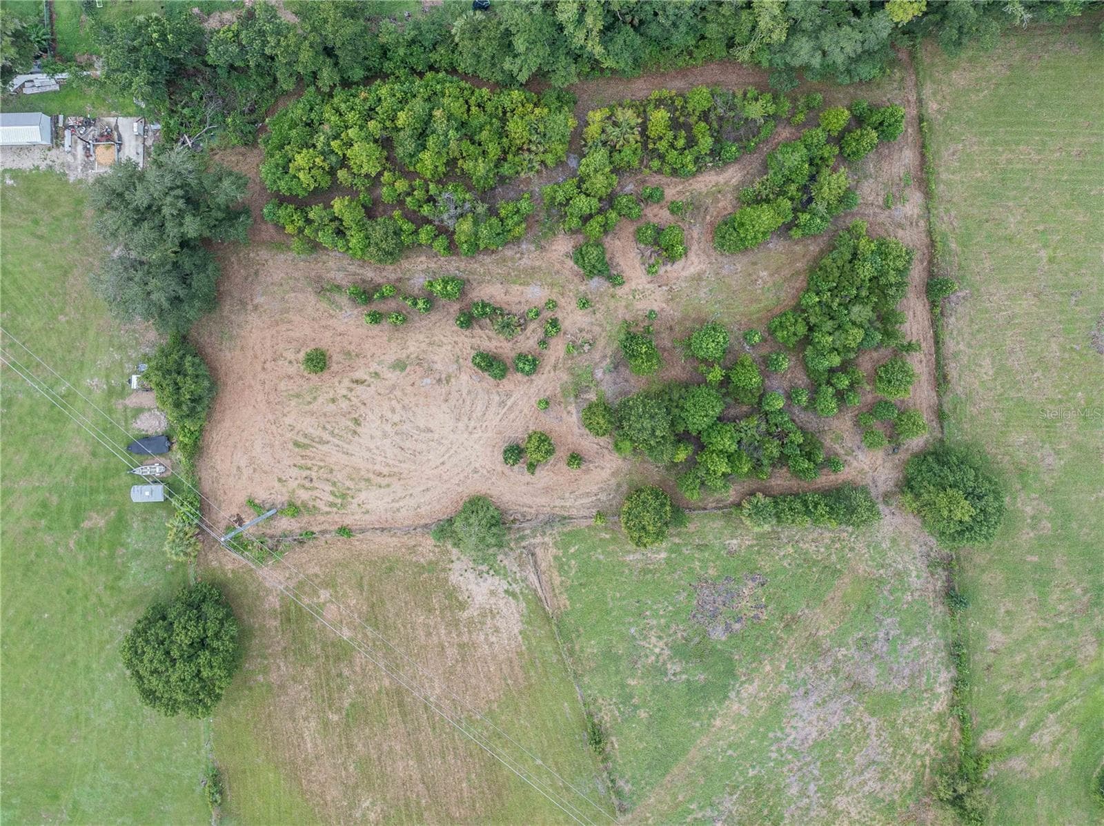 Ariel view of the back end of the property - 4280 TURNER RD, MULBERRY