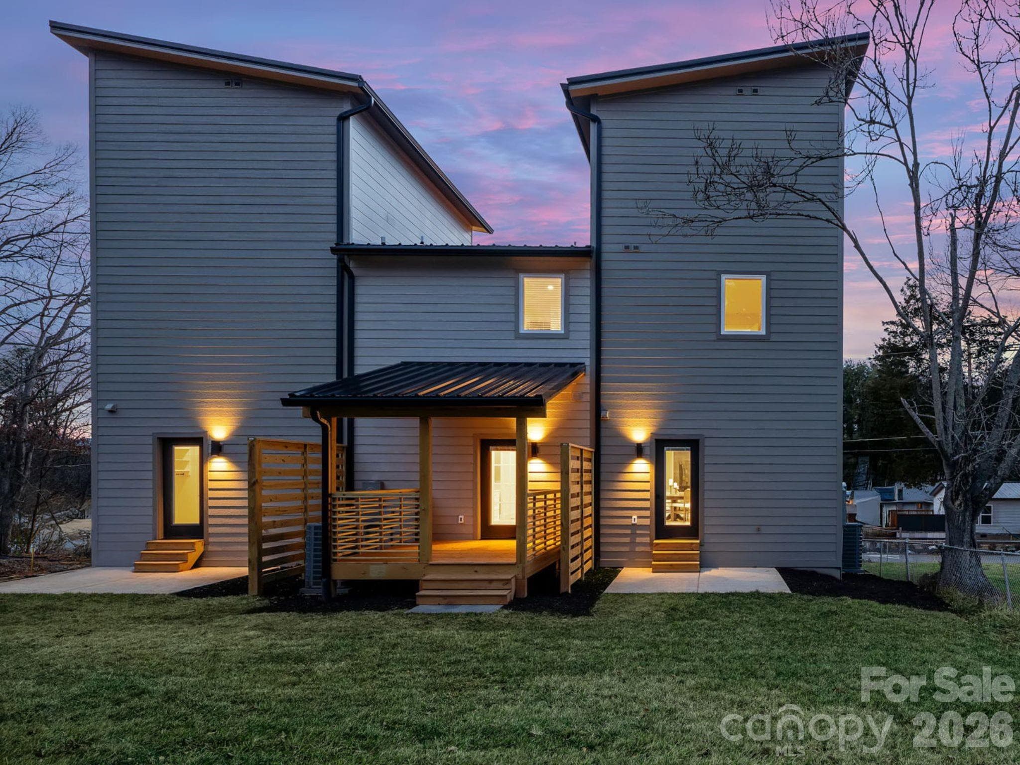 Backyard with Patio, a Rare Offering w/a Townhome - 9 Gudger Road, Asheville