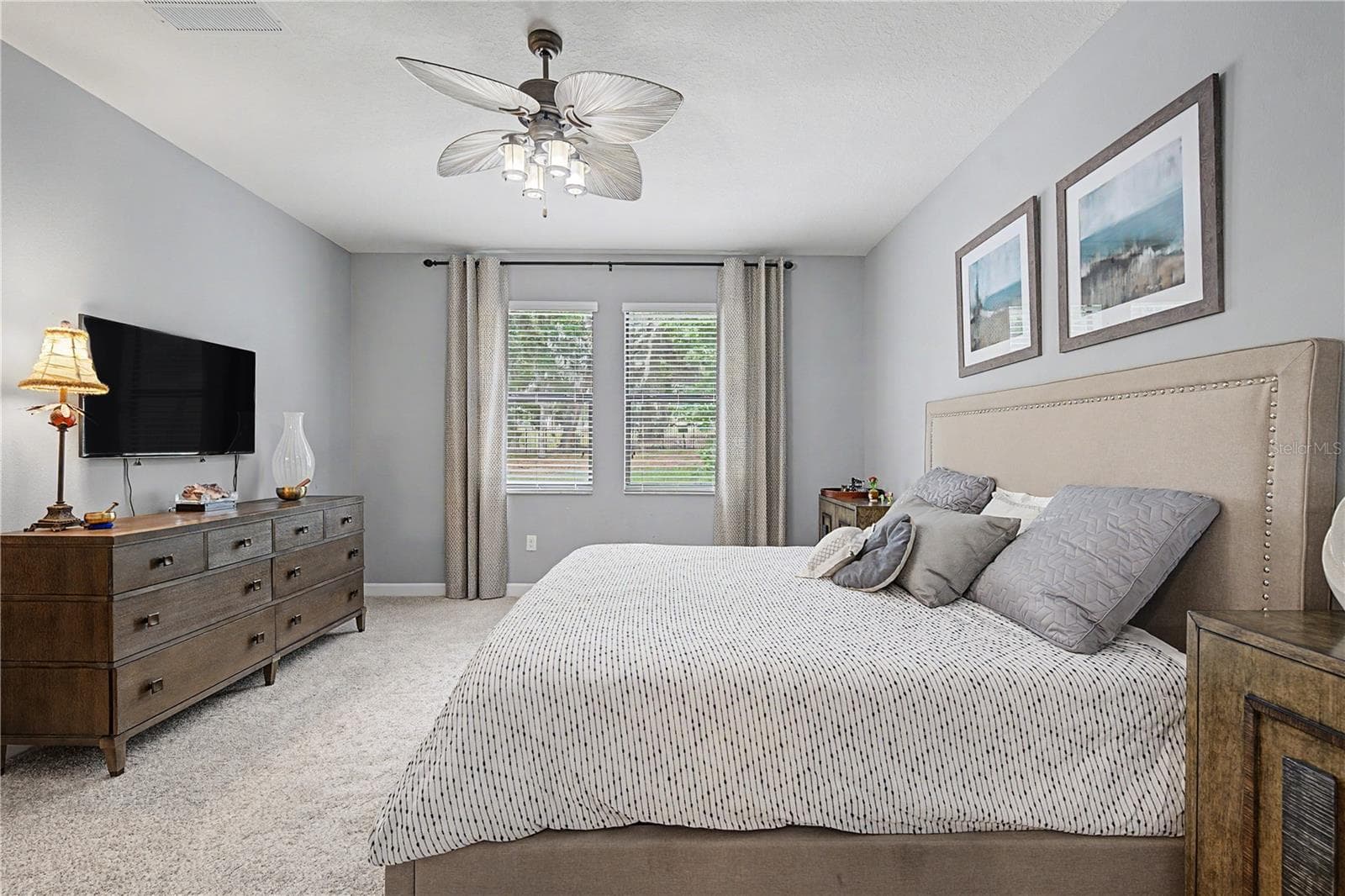 Primary bedroom at rear of home - 4926 SOUTHERN VALLEY LOOP, BROOKSVILLE