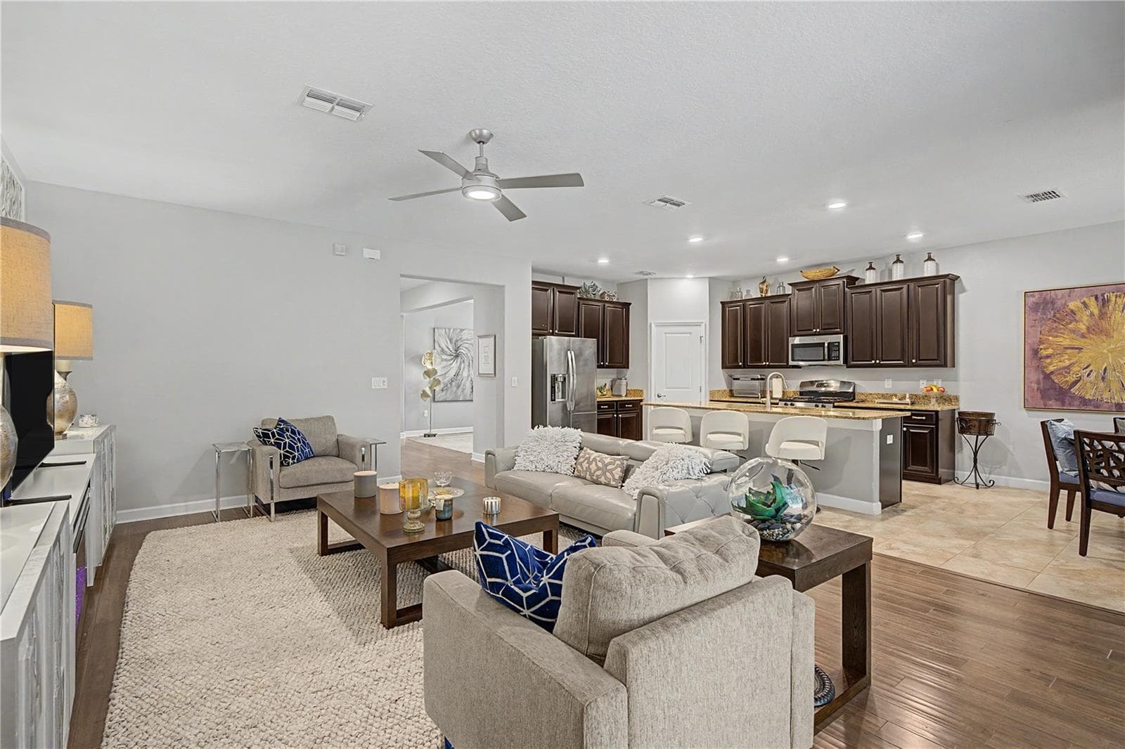 Open concept floorplan - 4926 SOUTHERN VALLEY LOOP, BROOKSVILLE