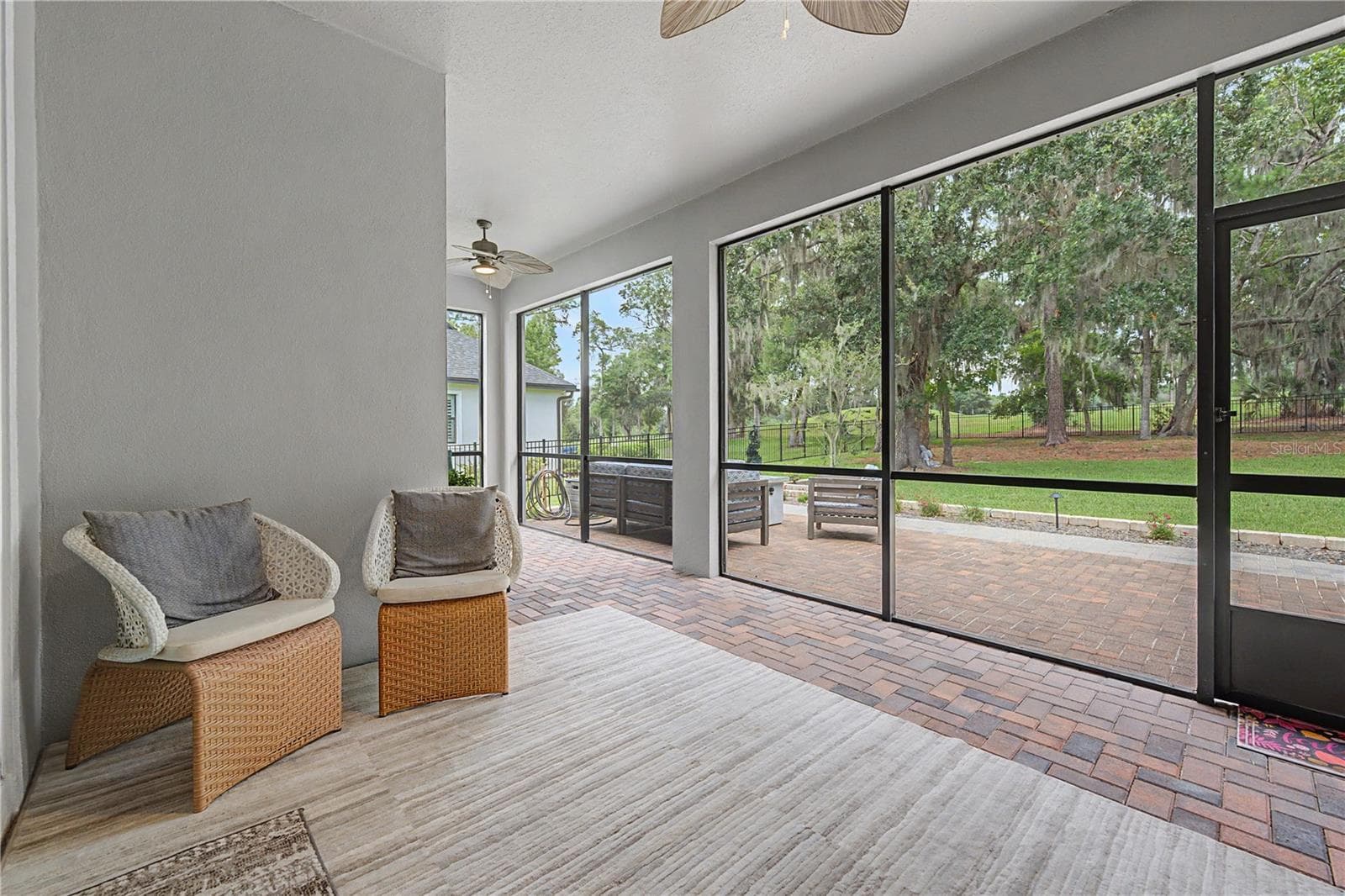 Screened back lanai overlooking backyard & golf course! - 4926 SOUTHERN VALLEY LOOP, BROOKSVILLE