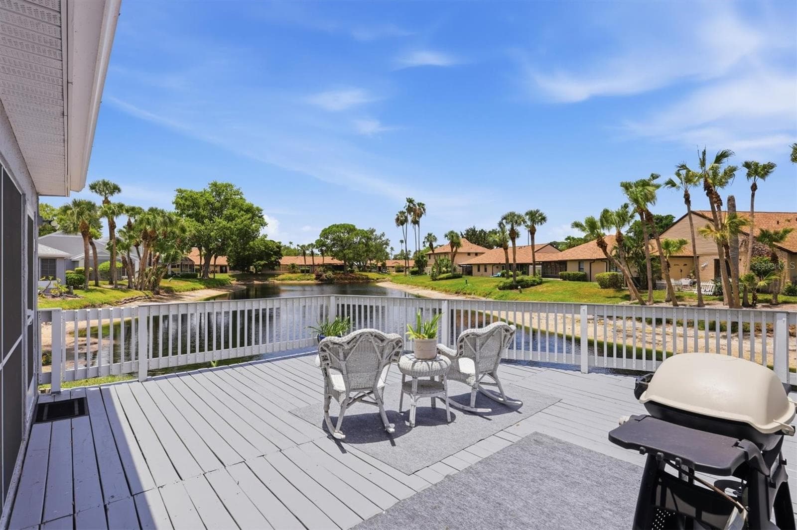 Over 528 square foot deck direct west views for a perfect sunset - 3471 51ST AVENUE CIR W, BRADENTON