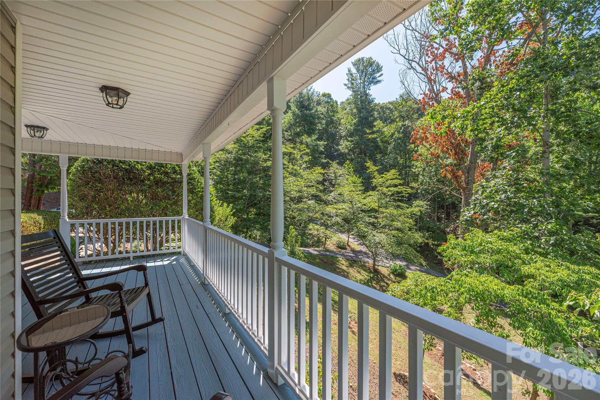 Rocking Chair Porch - 602 Hidden Springs Drive, Asheville