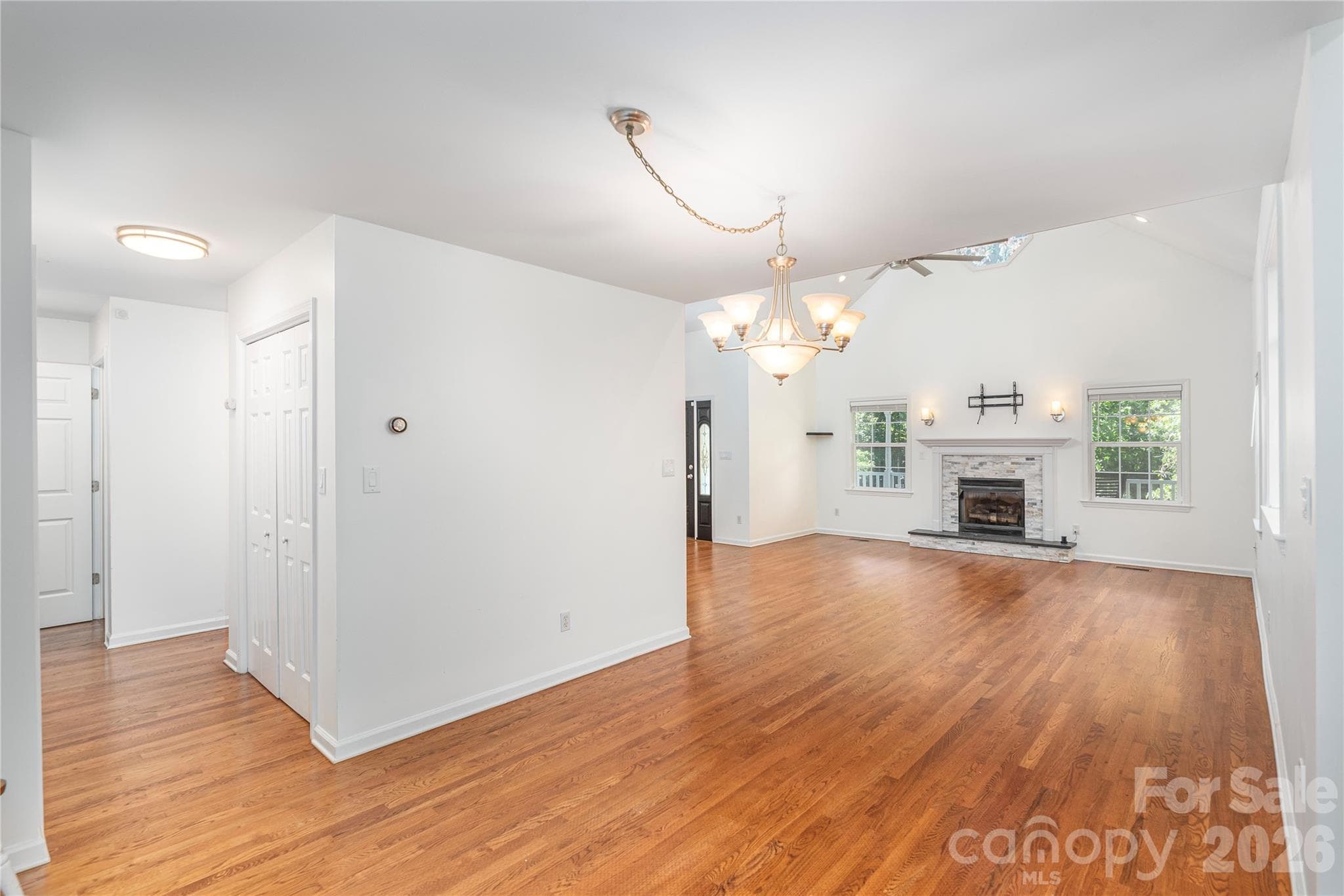 Dining Area to Living Room - 602 Hidden Springs Drive, Asheville