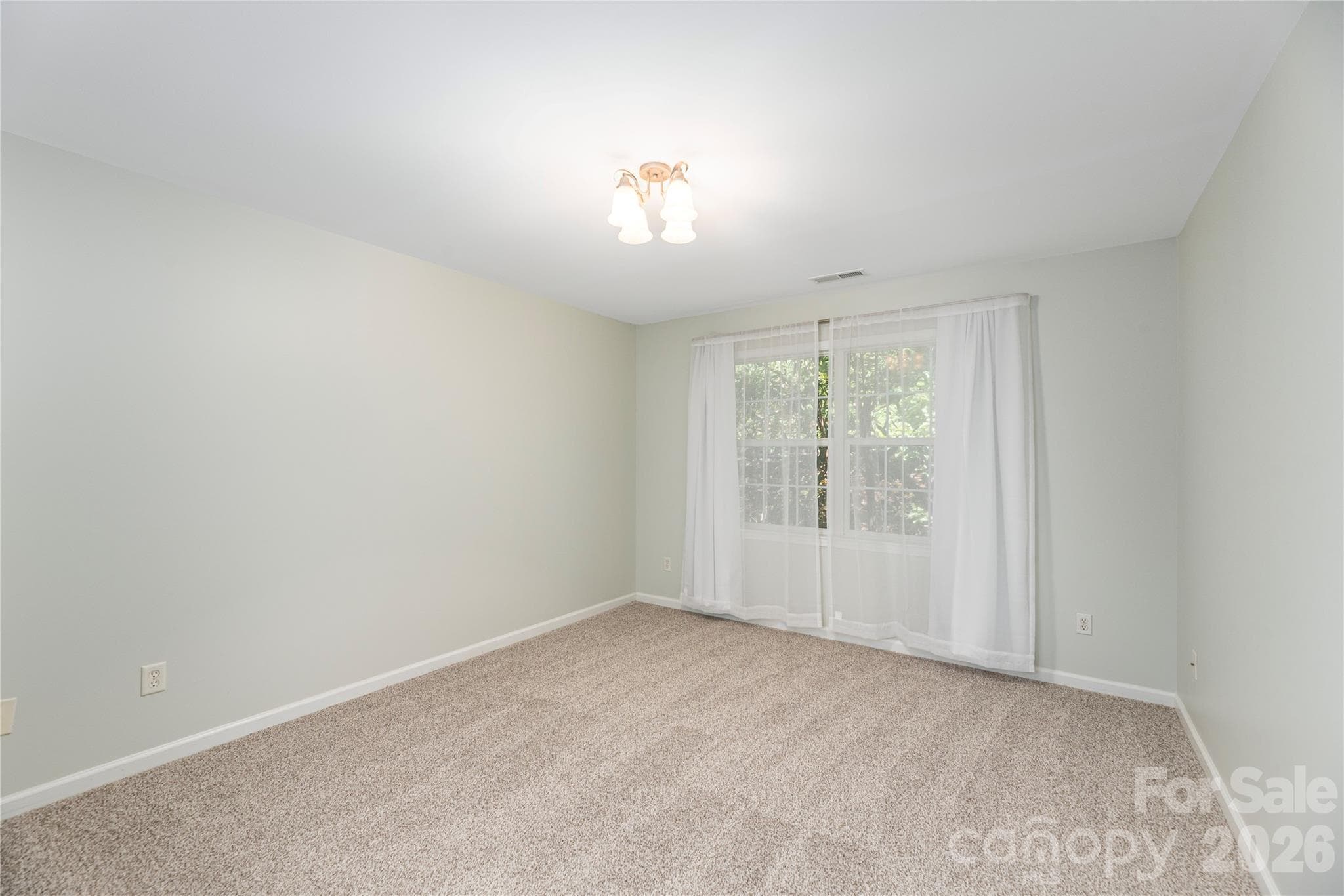 Upstairs Bedroom Two with New Carpet - 602 Hidden Springs Drive, Asheville