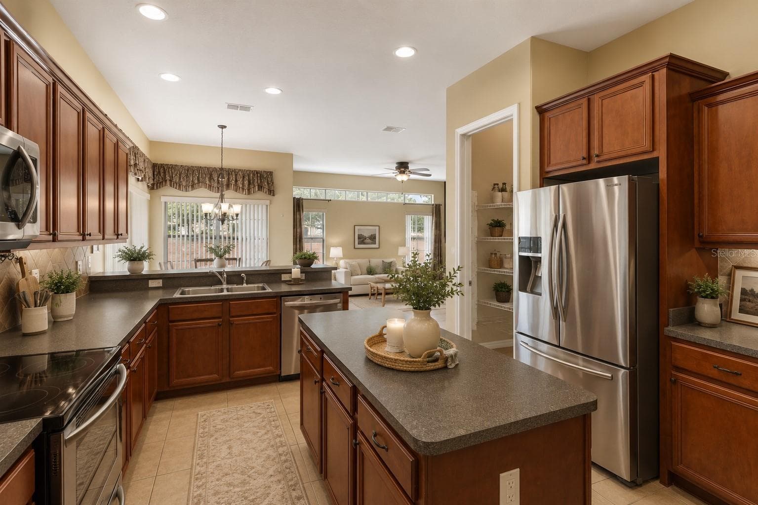 Kitchen view - 16407 BRISTOL LAKE CIR, ORLANDO