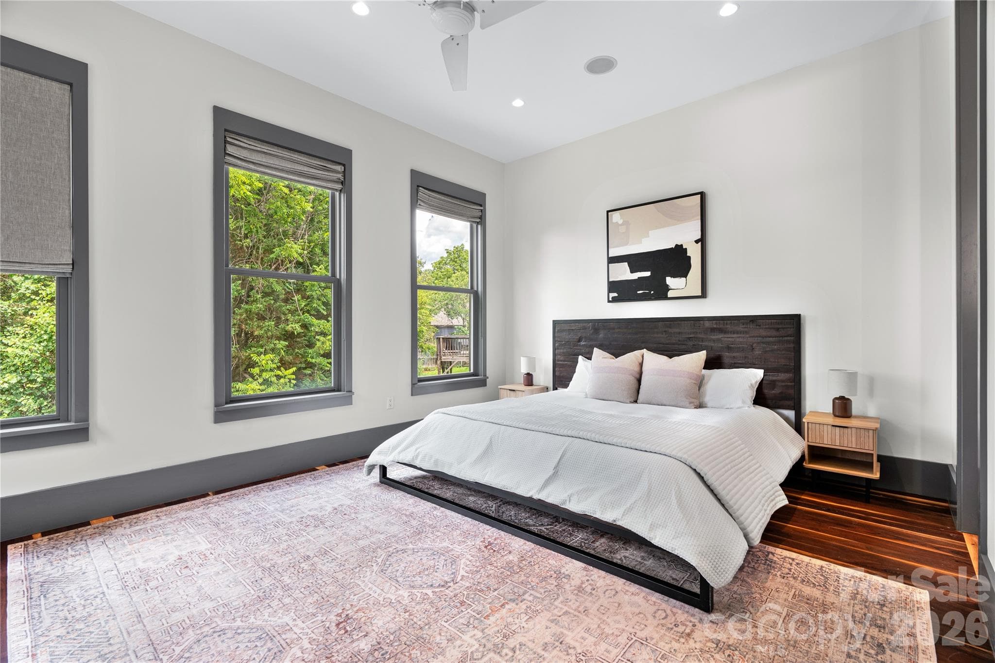 Primary bedroom on main level - 31 Grey River Run, Woodfin