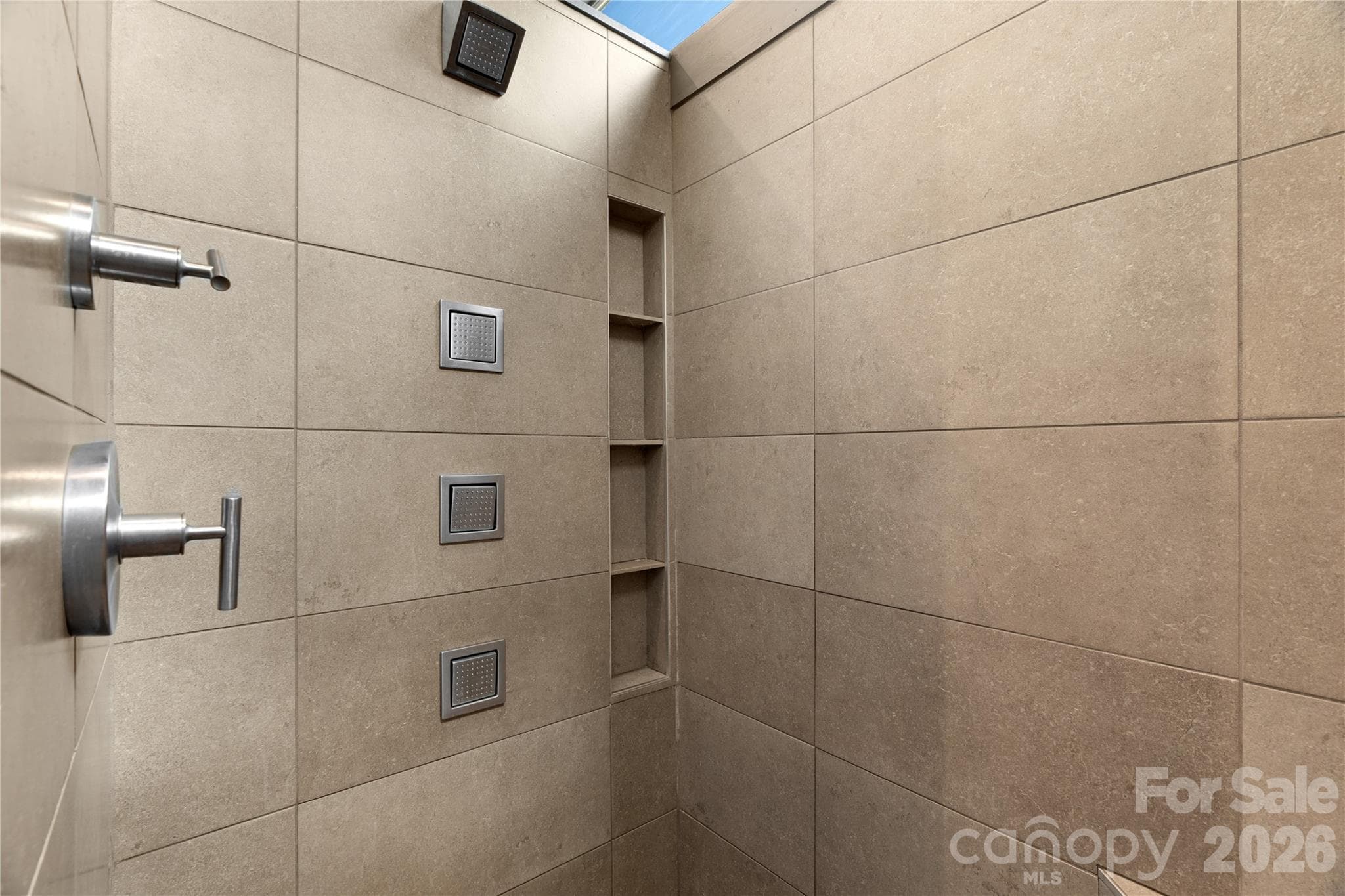 Primary suite shower - 31 Grey River Run, Woodfin