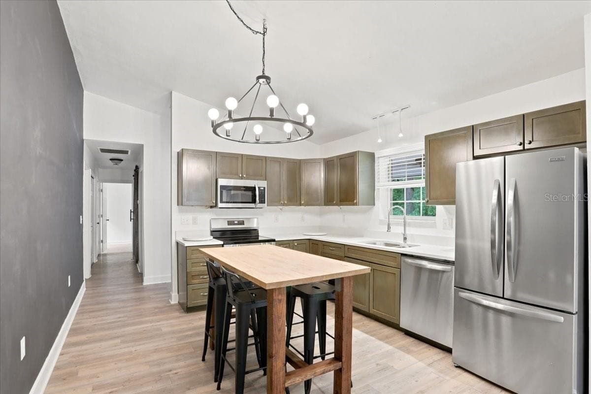 All new, never used appliances and custom island. - 5309 NE 60TH AVE, HIGH SPRINGS